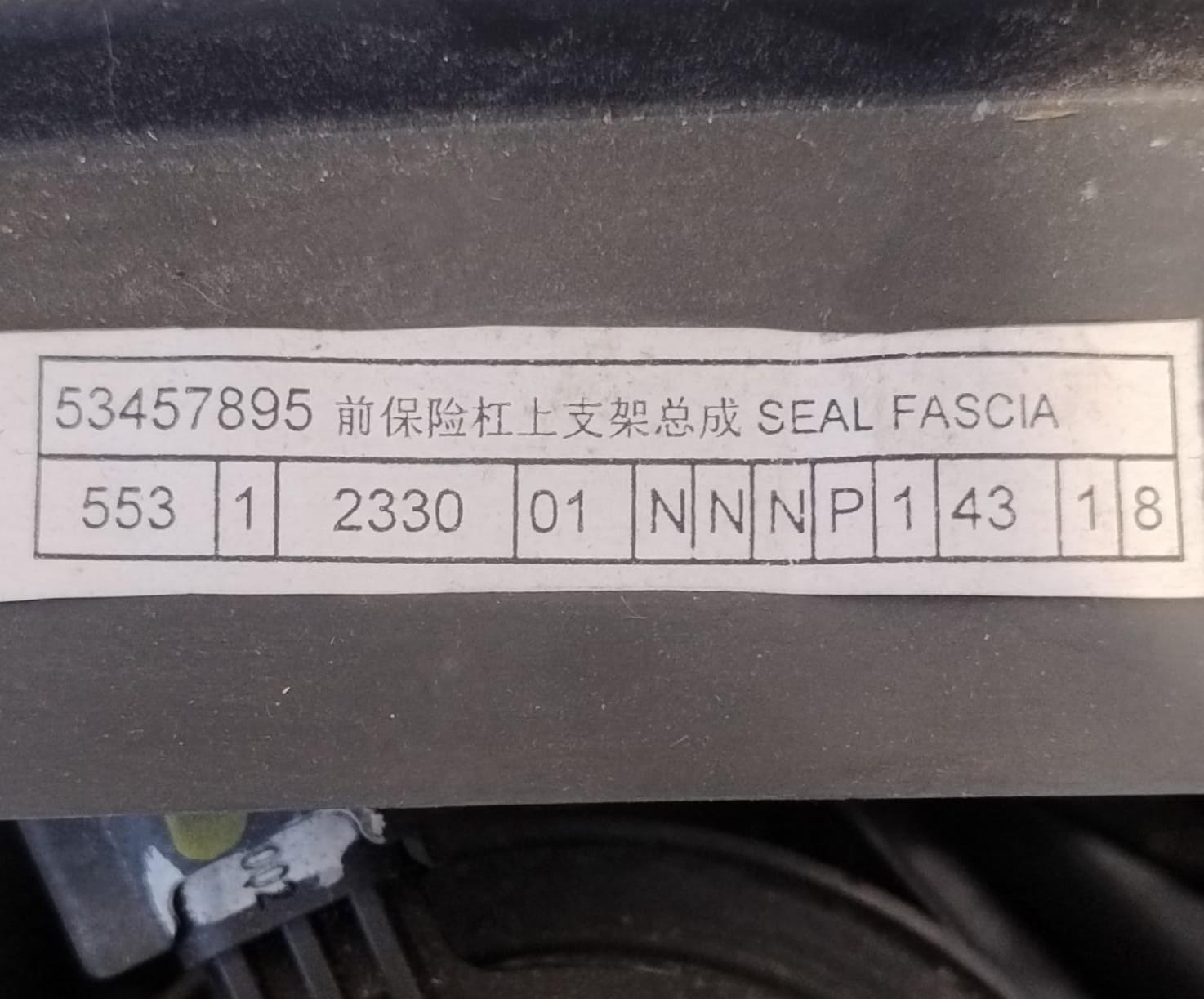 Calandra anteriore con radiatori e ventola