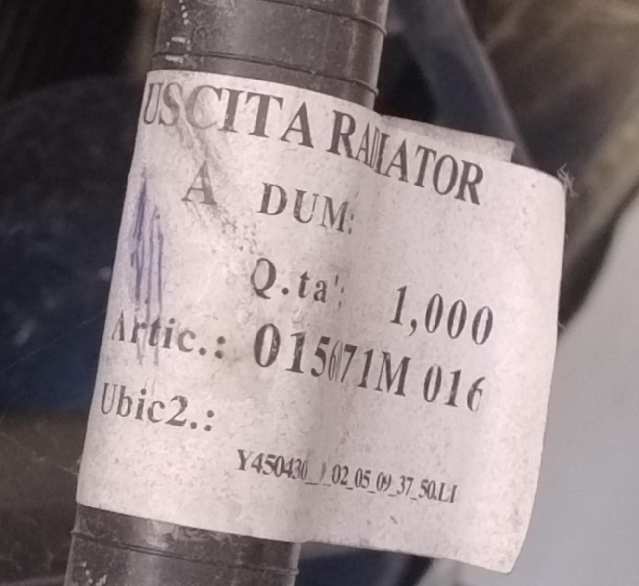 Calandra anteriore con radiatori e ventola