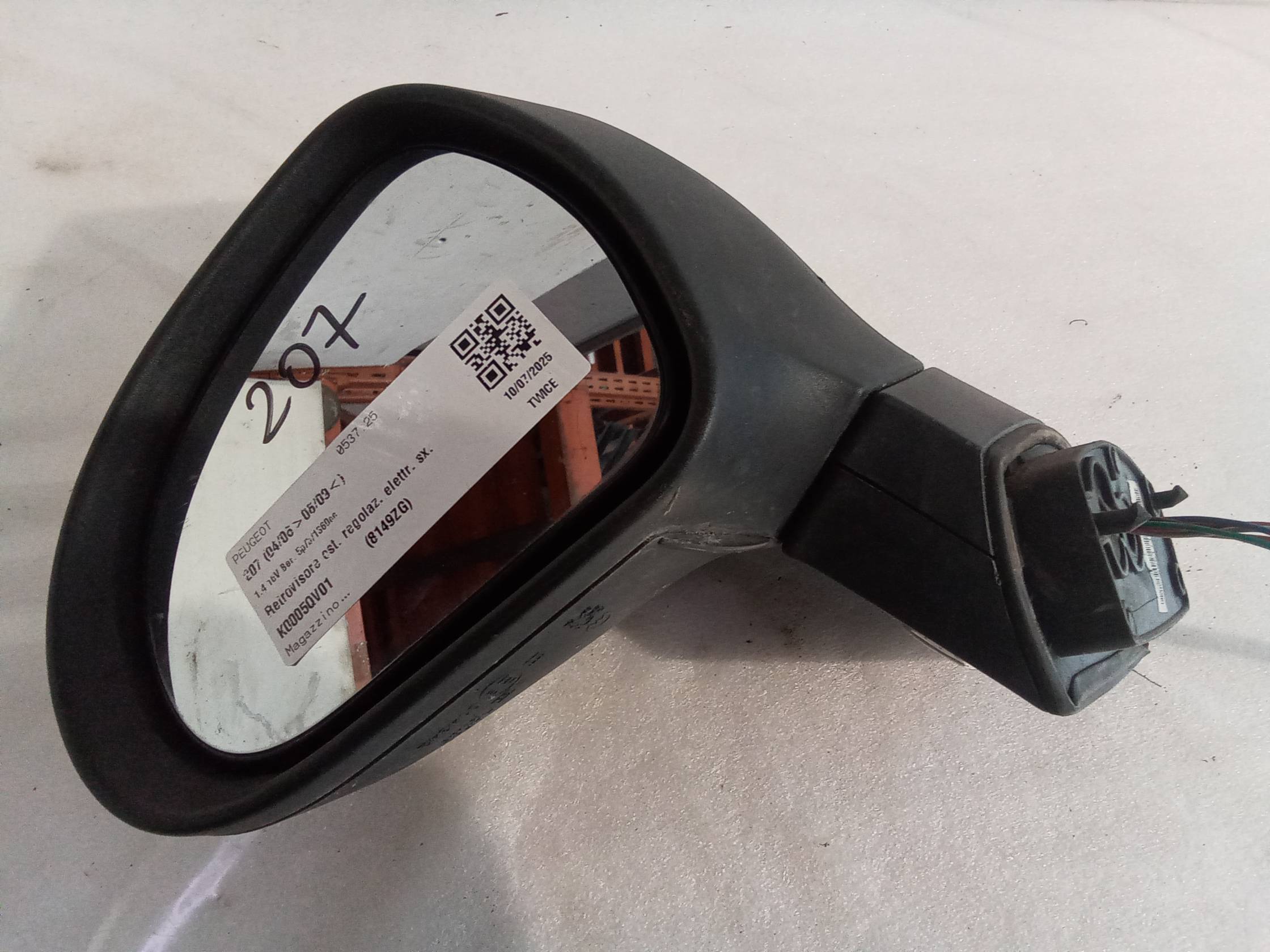 Retrovisore est. regolaz. elettr. sx.