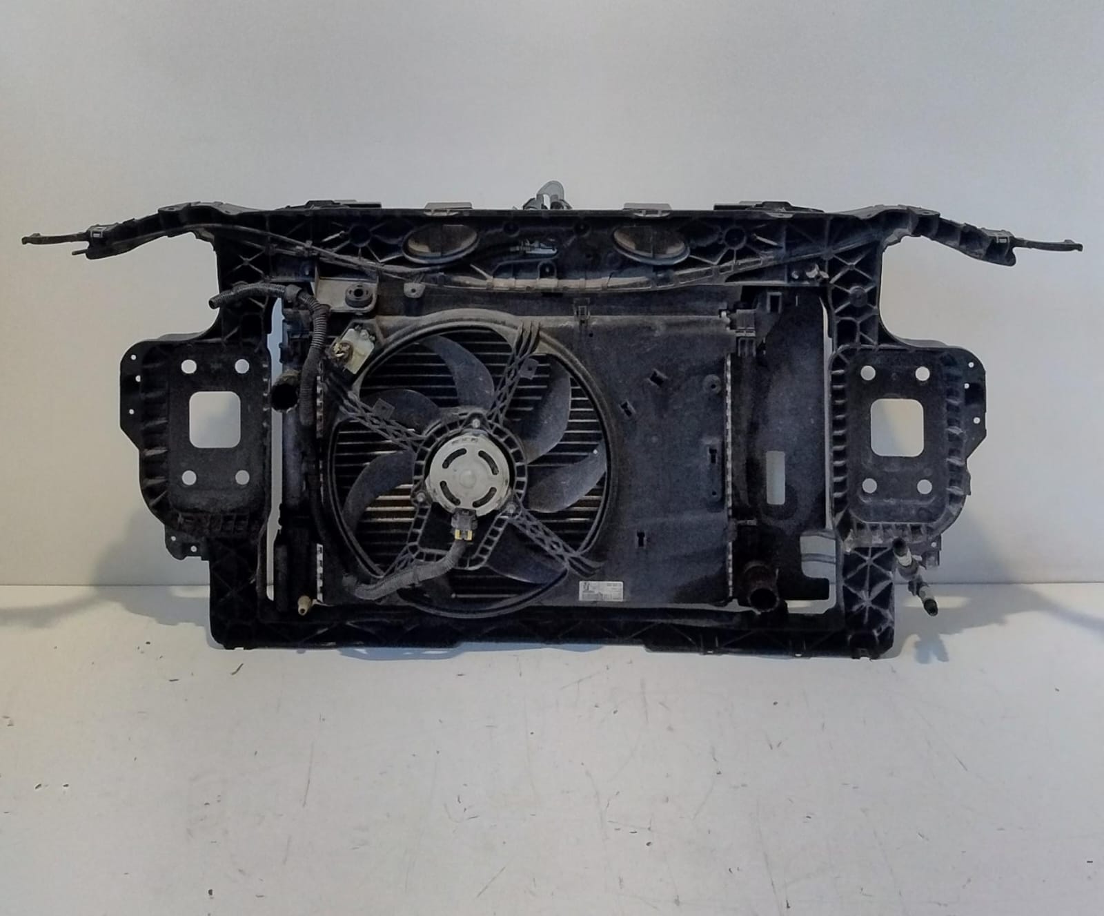 Calandra con radiatore e ventola