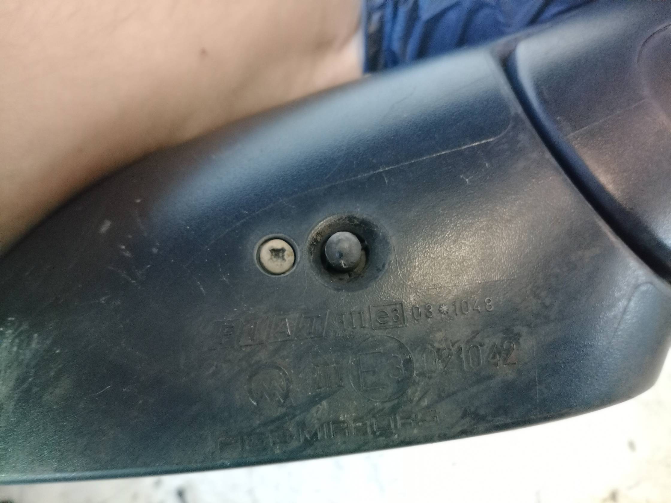 Retrovisore est. regolaz. elettr. dx.