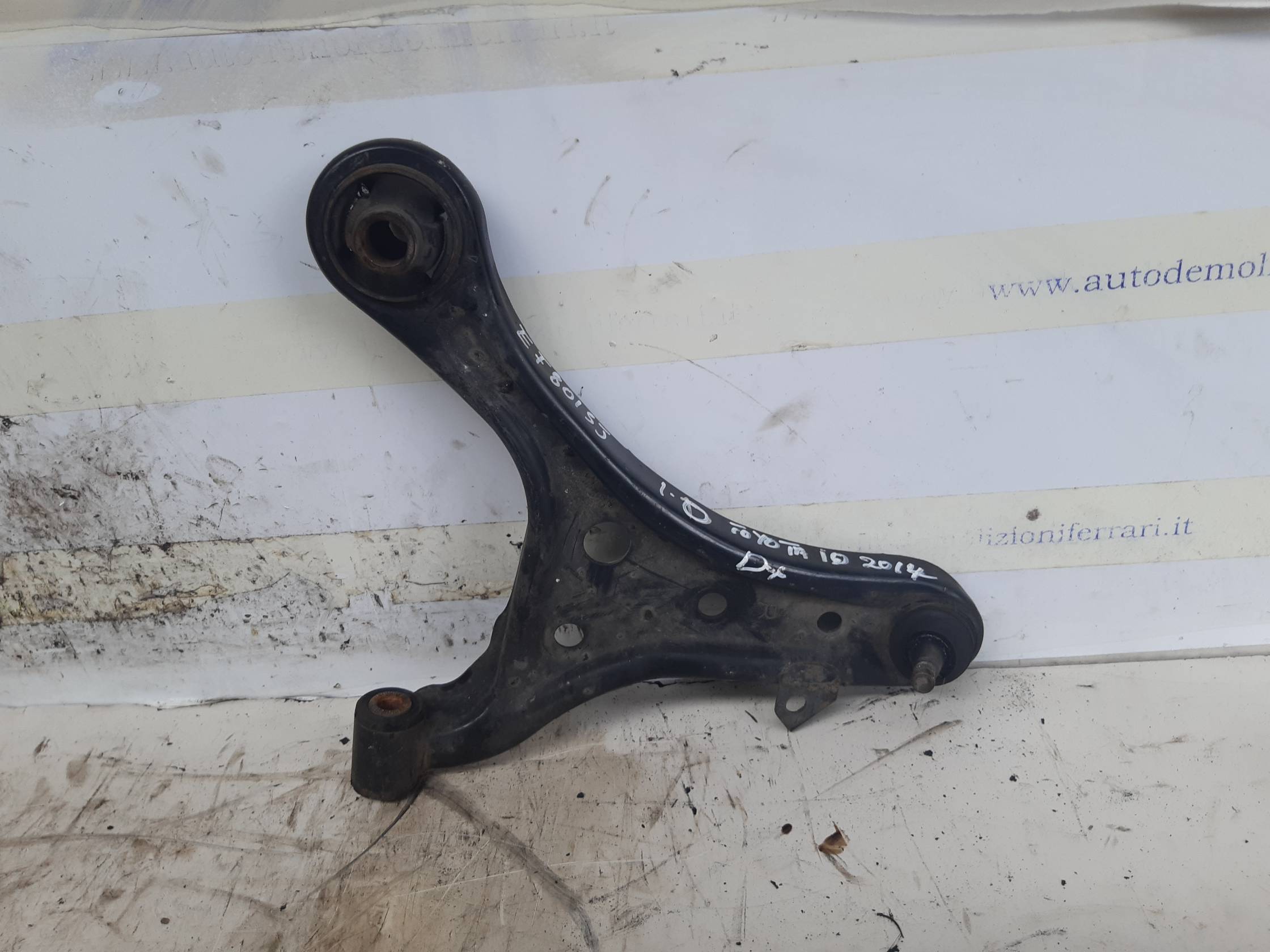 Braccio oscillante sosp. ant. dx.