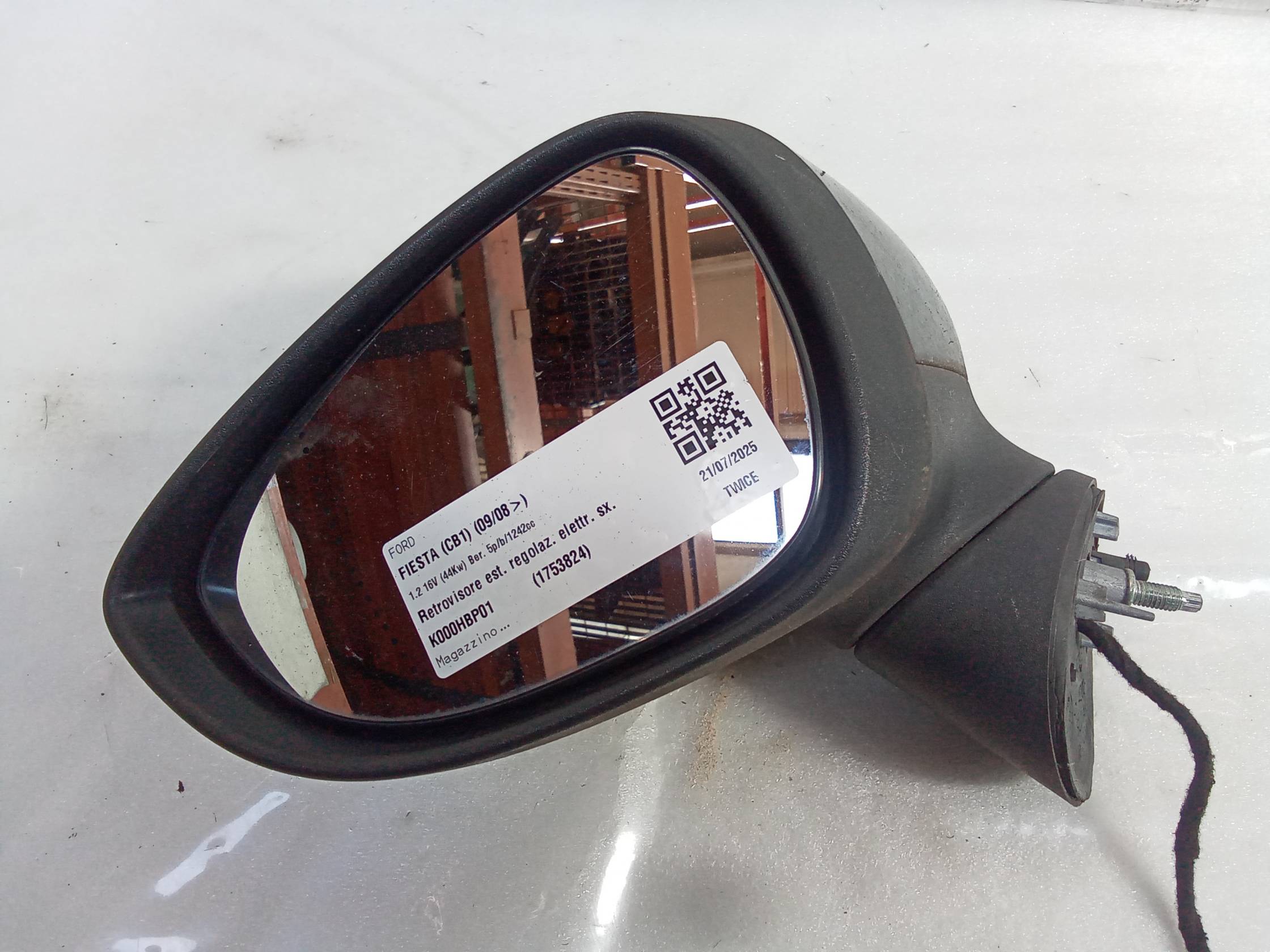 Retrovisore est. regolaz. elettr. sx.