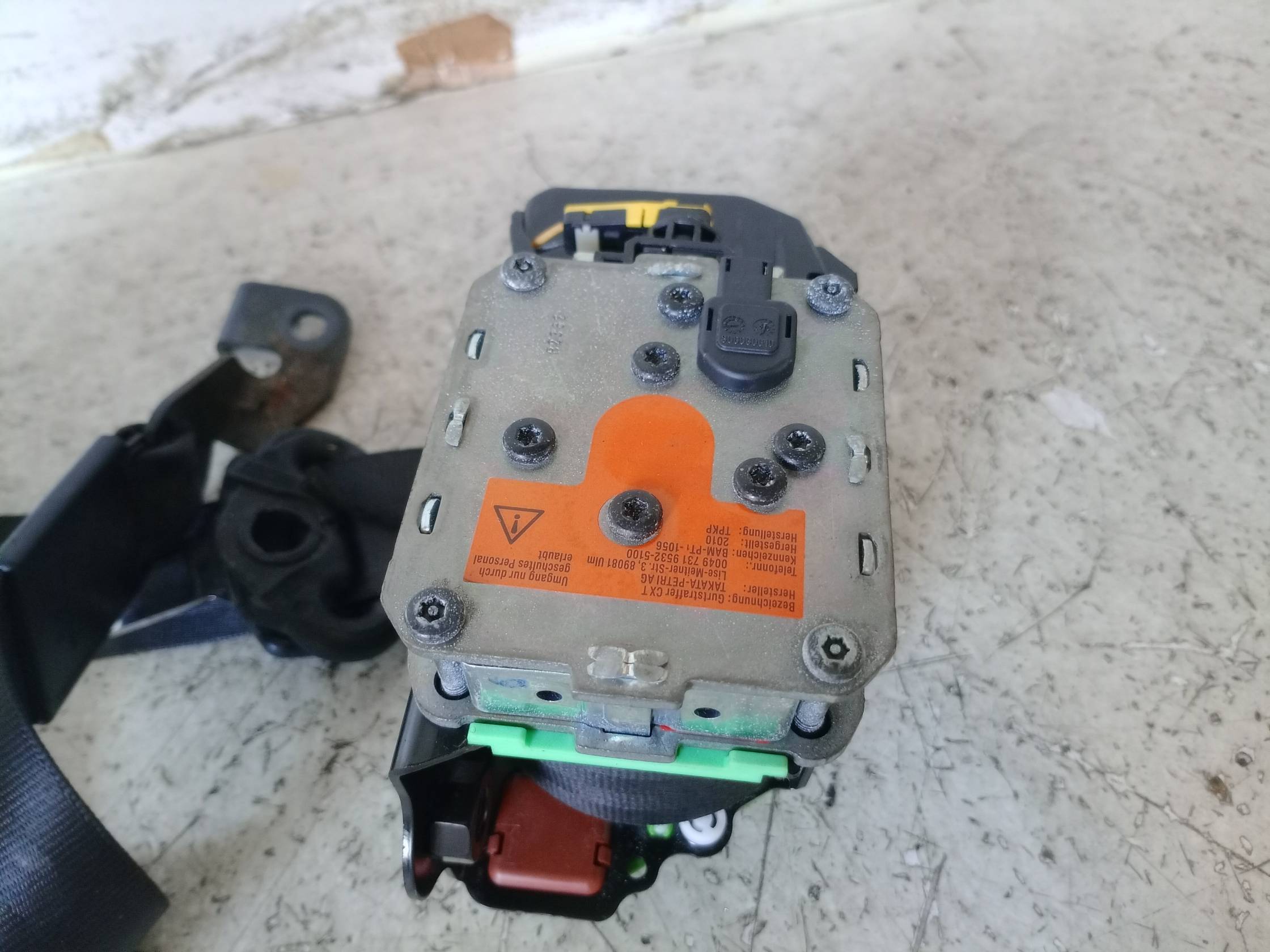 Cintura di sicurezza ant. sx.