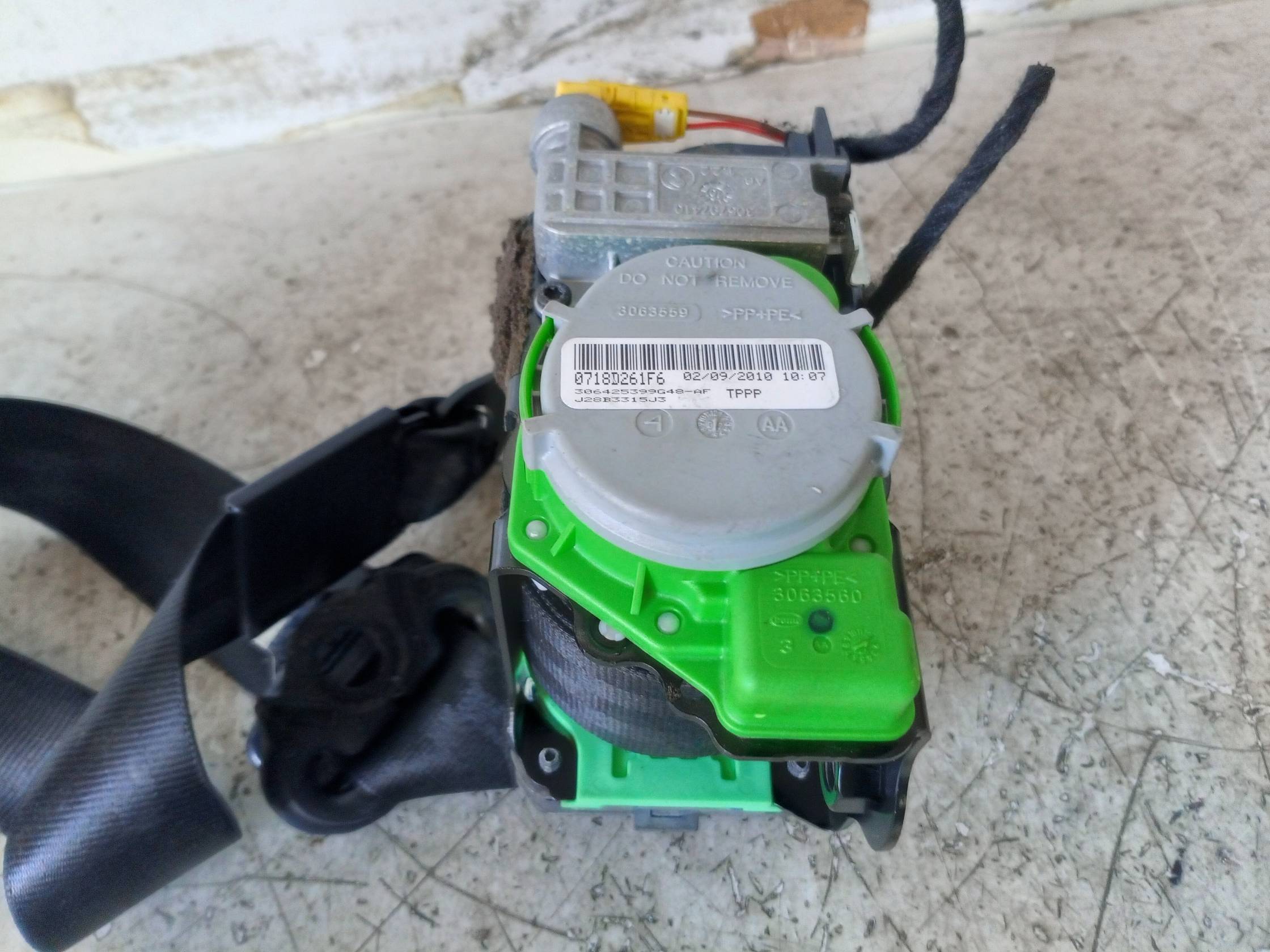 Cintura di sicurezza ant. sx.