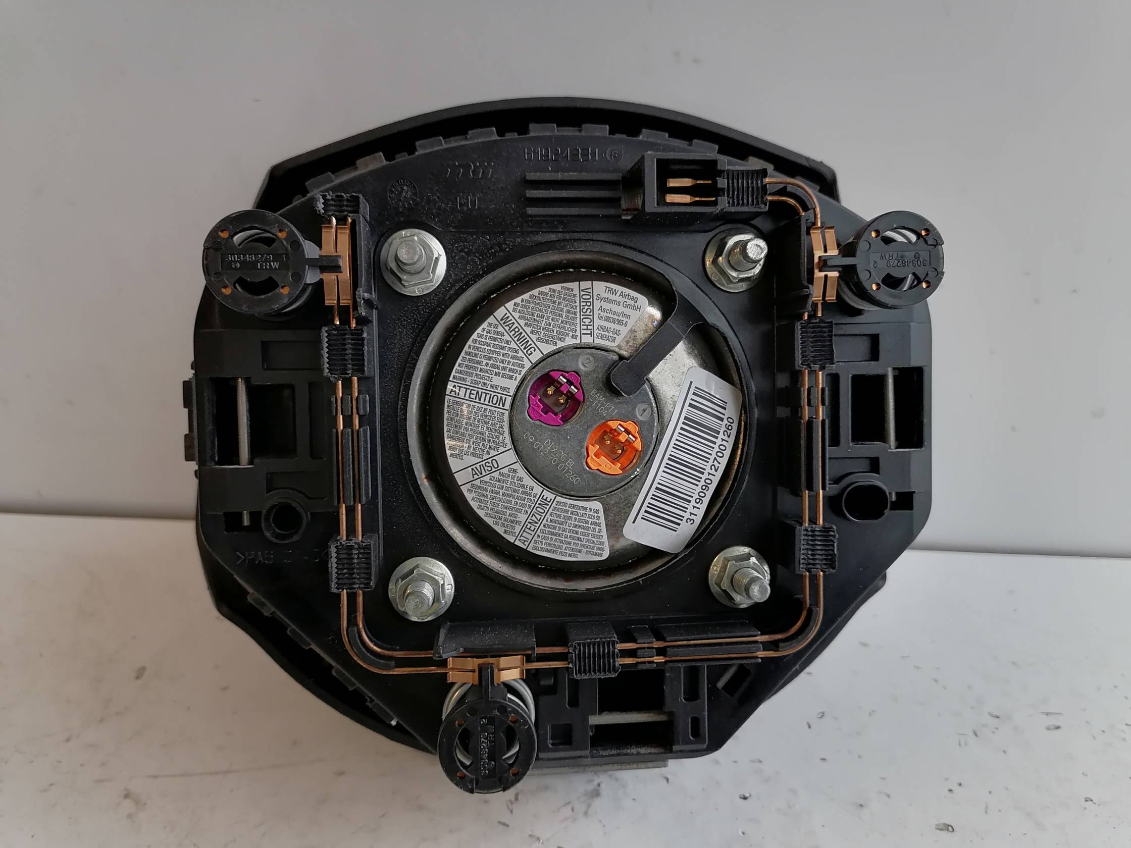 Dispositivo airbag lato guida