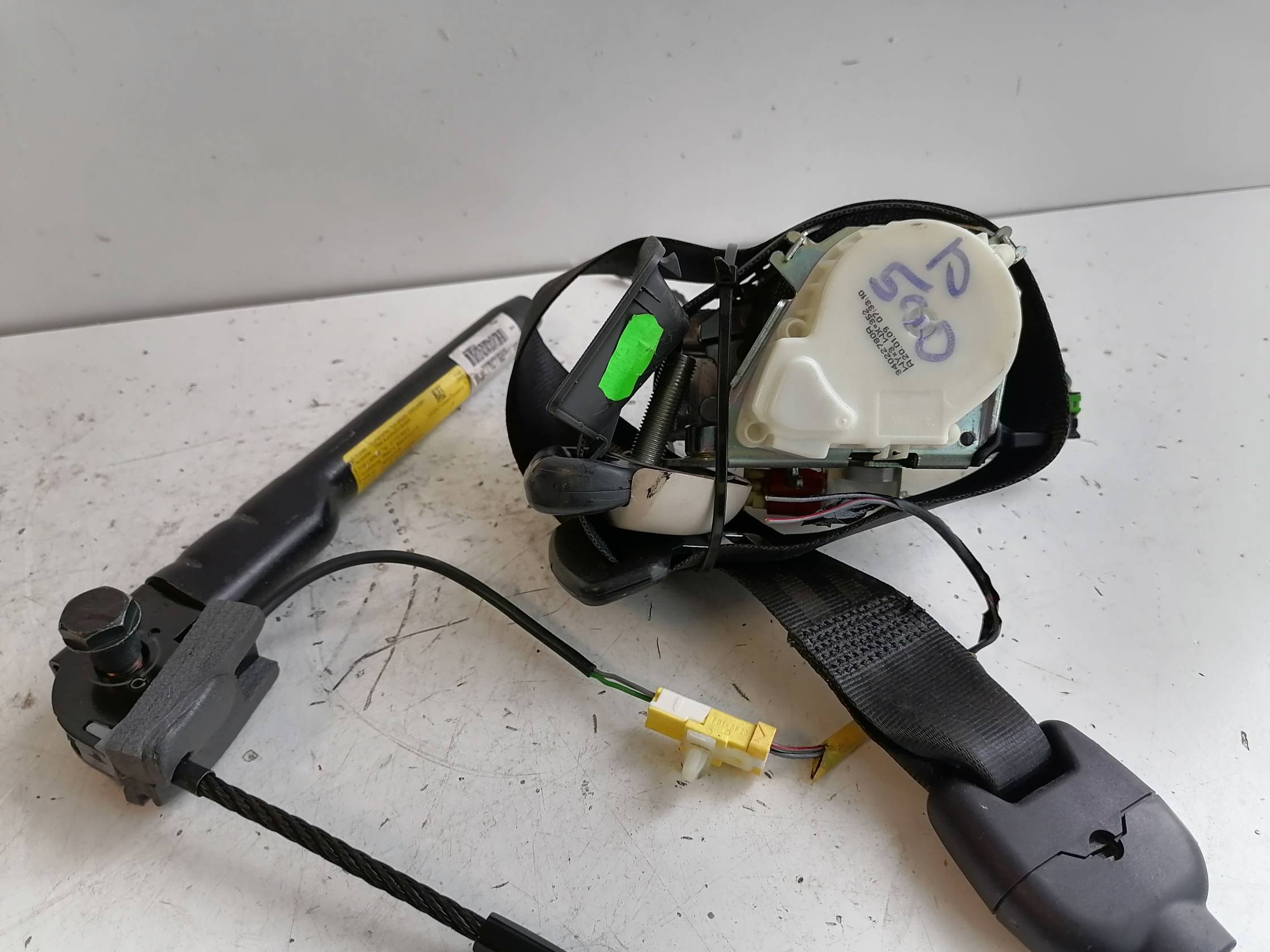 Cintura di sicurezza ant. dx.