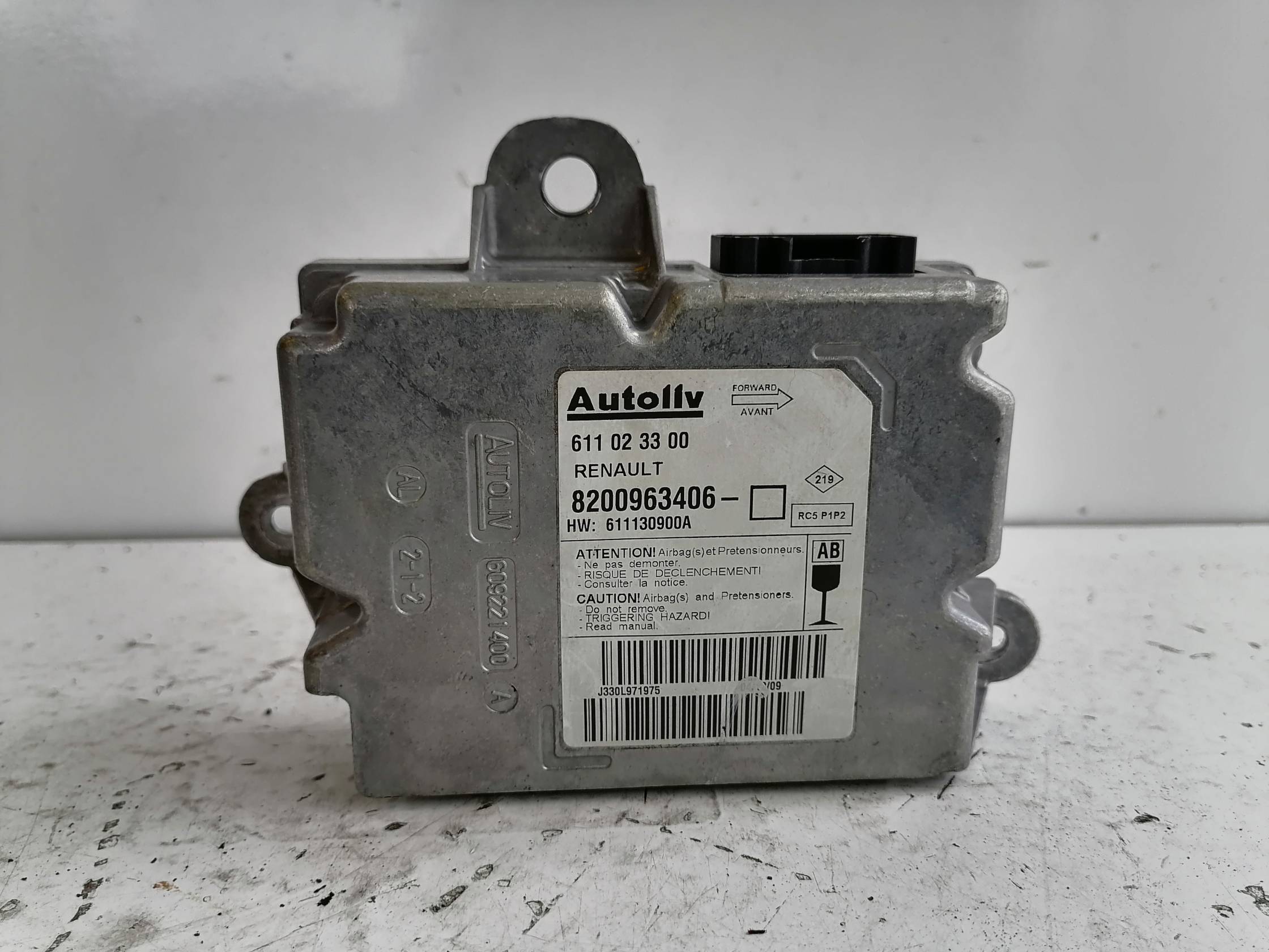 Centralina comando airbag