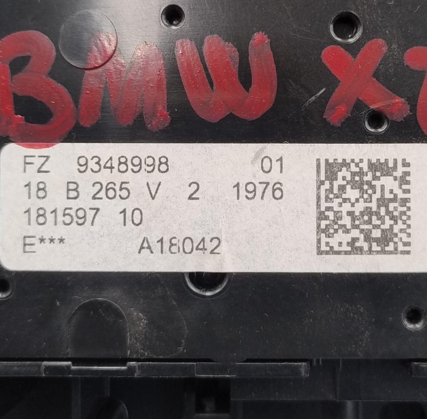 Plafoniera luci interna abitacolo