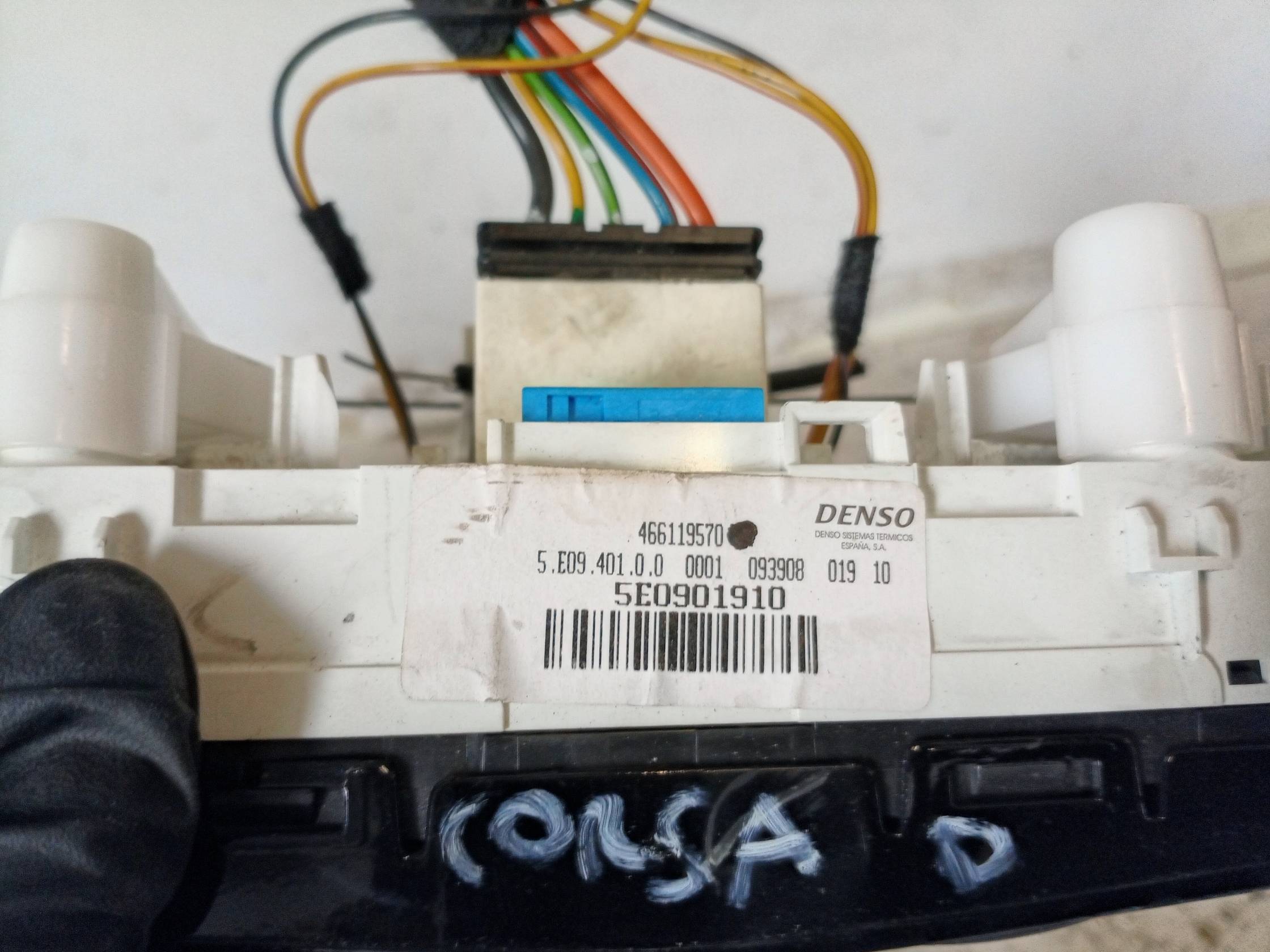 Blocco comando climatizzazione