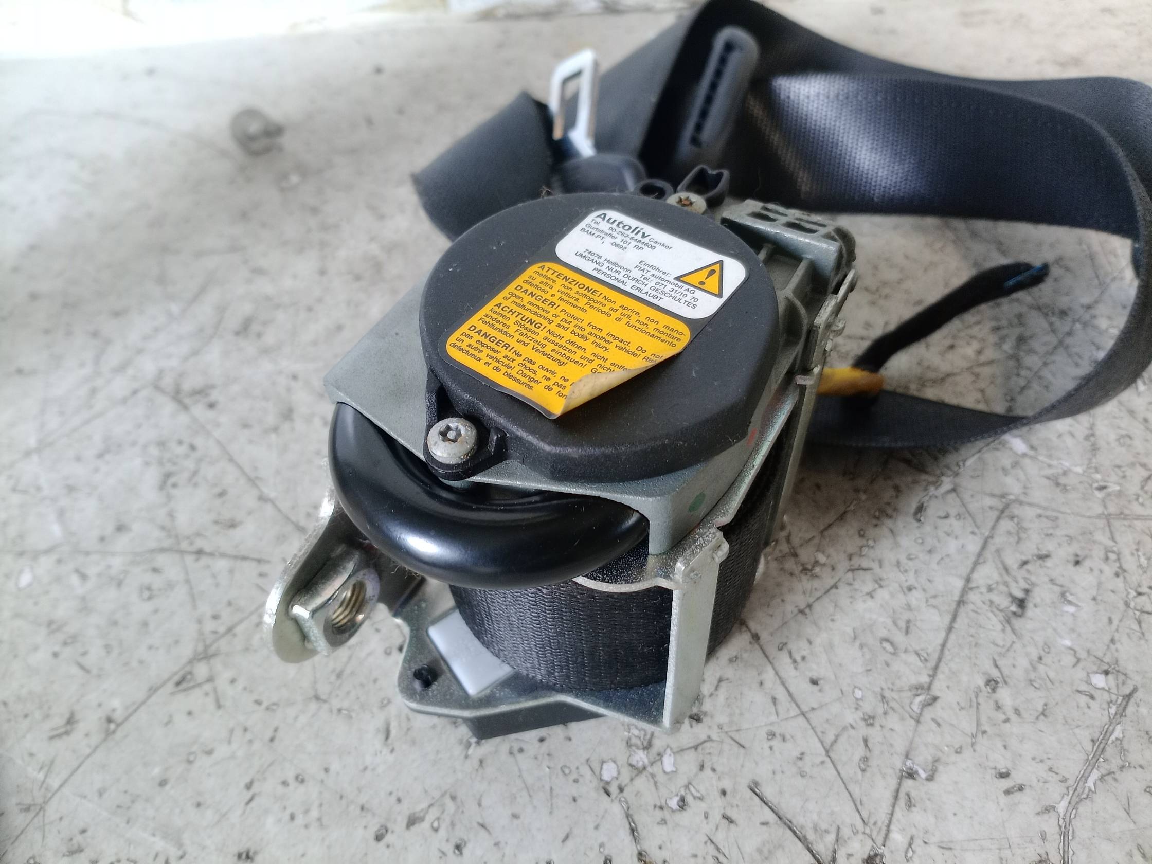 Cintura di sicurezza ant. sx.