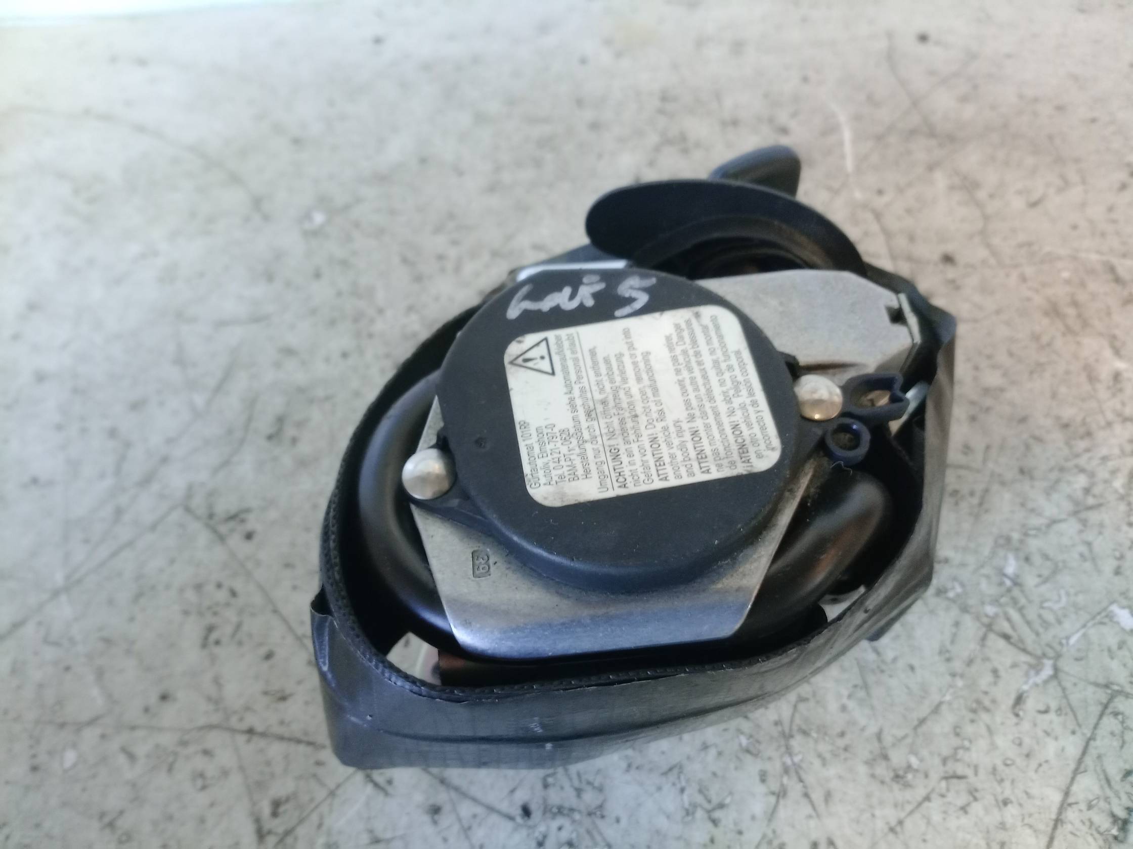 Cintura di sicurezza ant. sx.