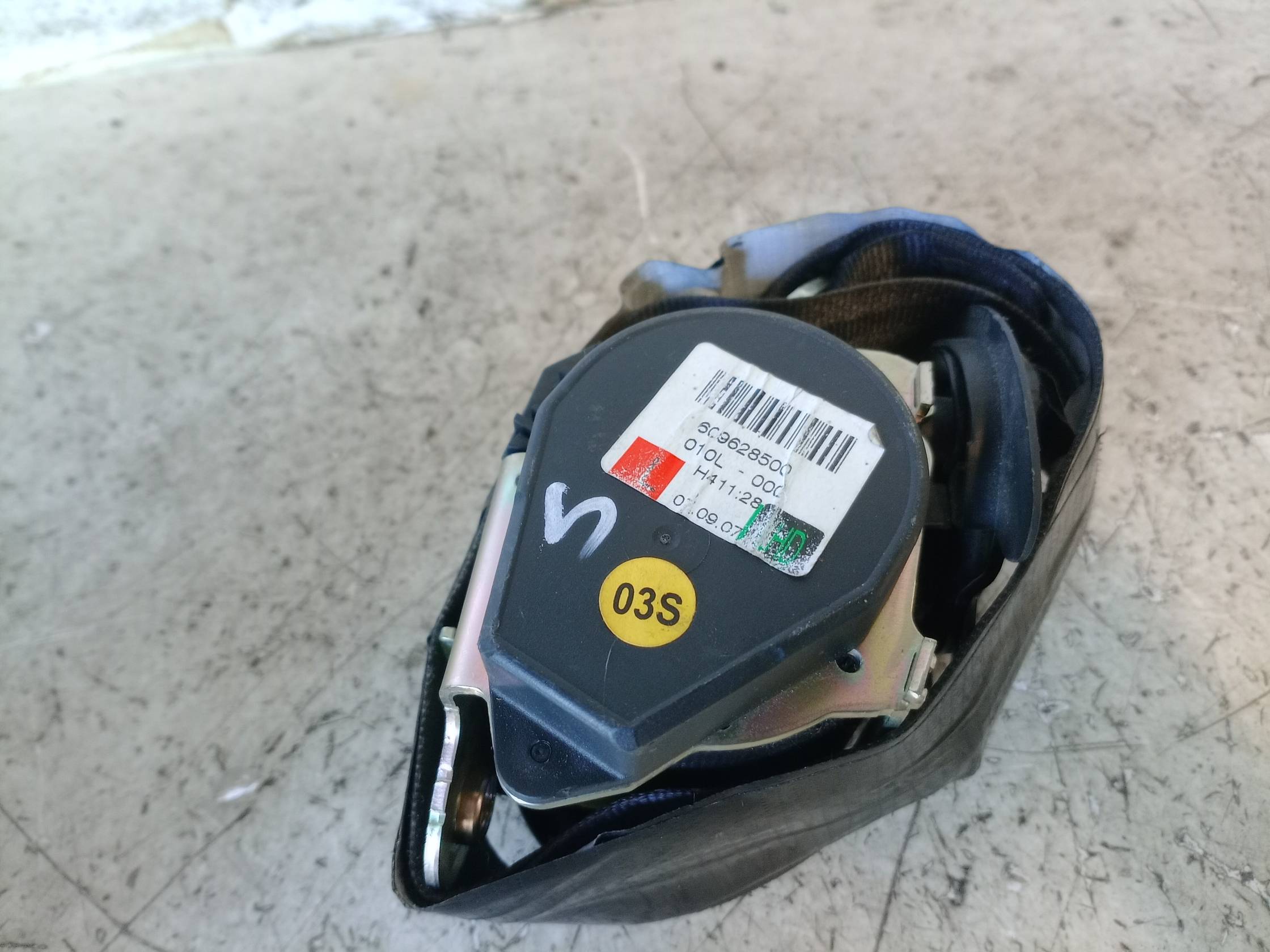 Cintura di sicurezza ant. sx.