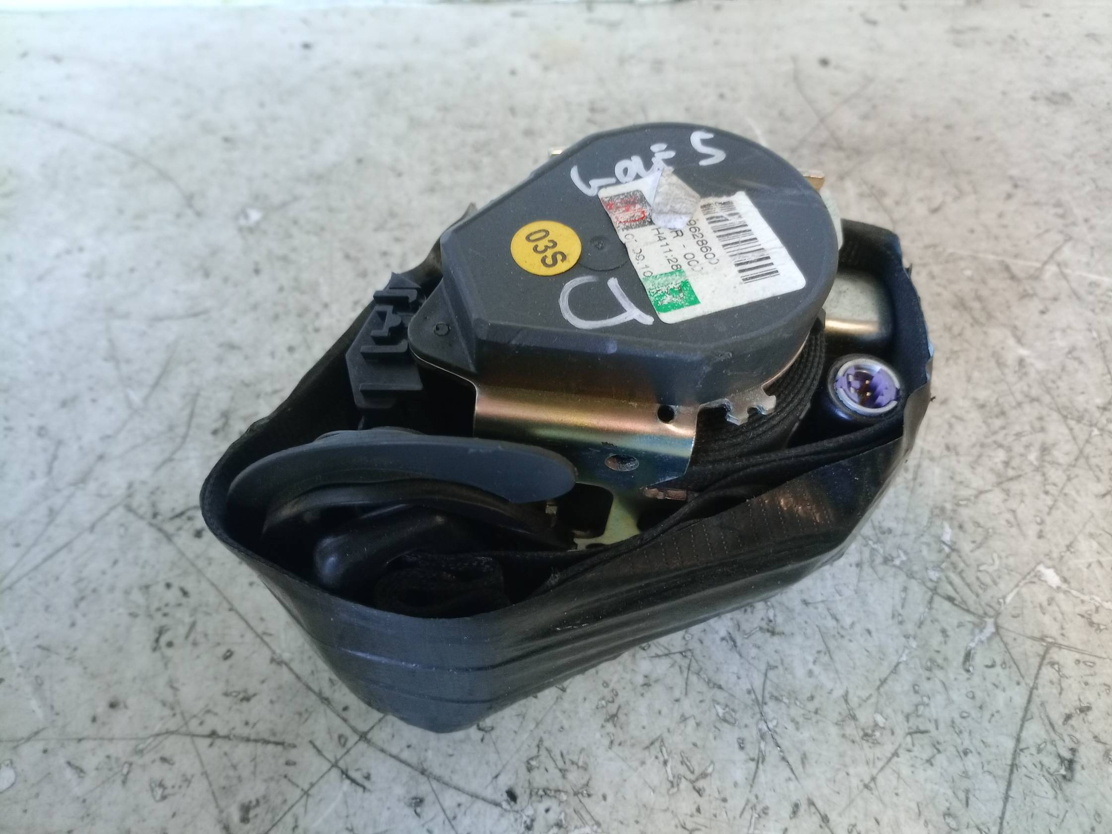 Cintura di sicurezza ant. dx.