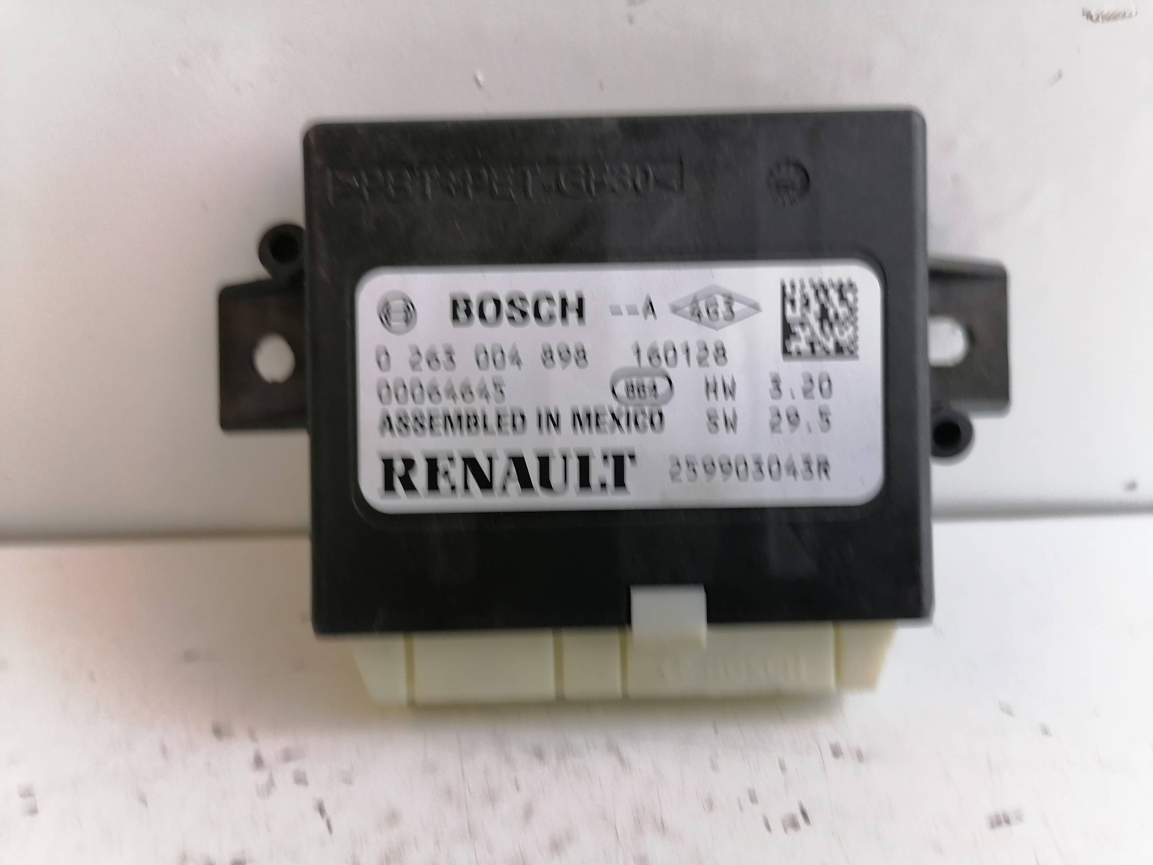 Centralina sensori parcheggio