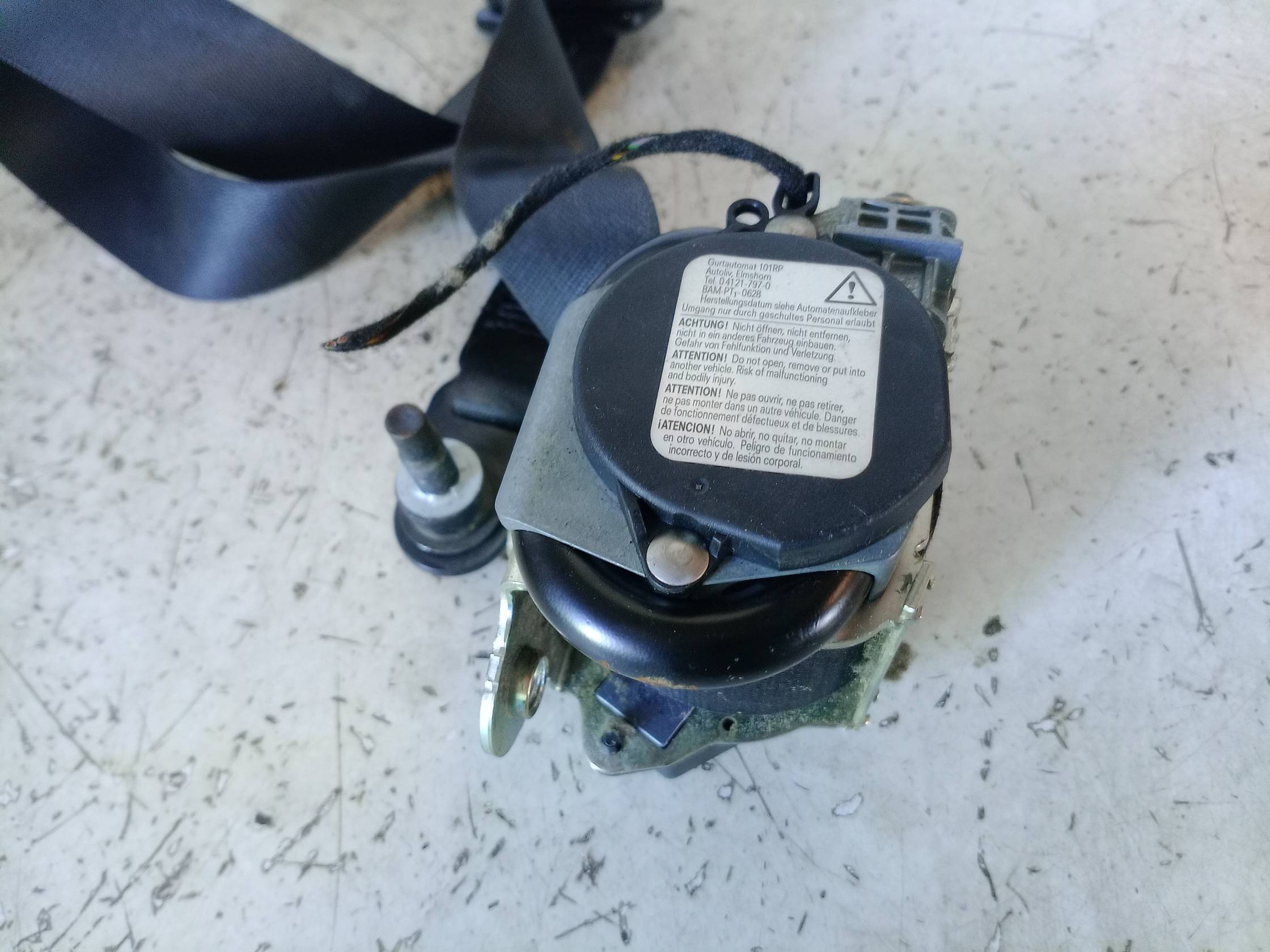 Cintura di sicurezza ant. sx.