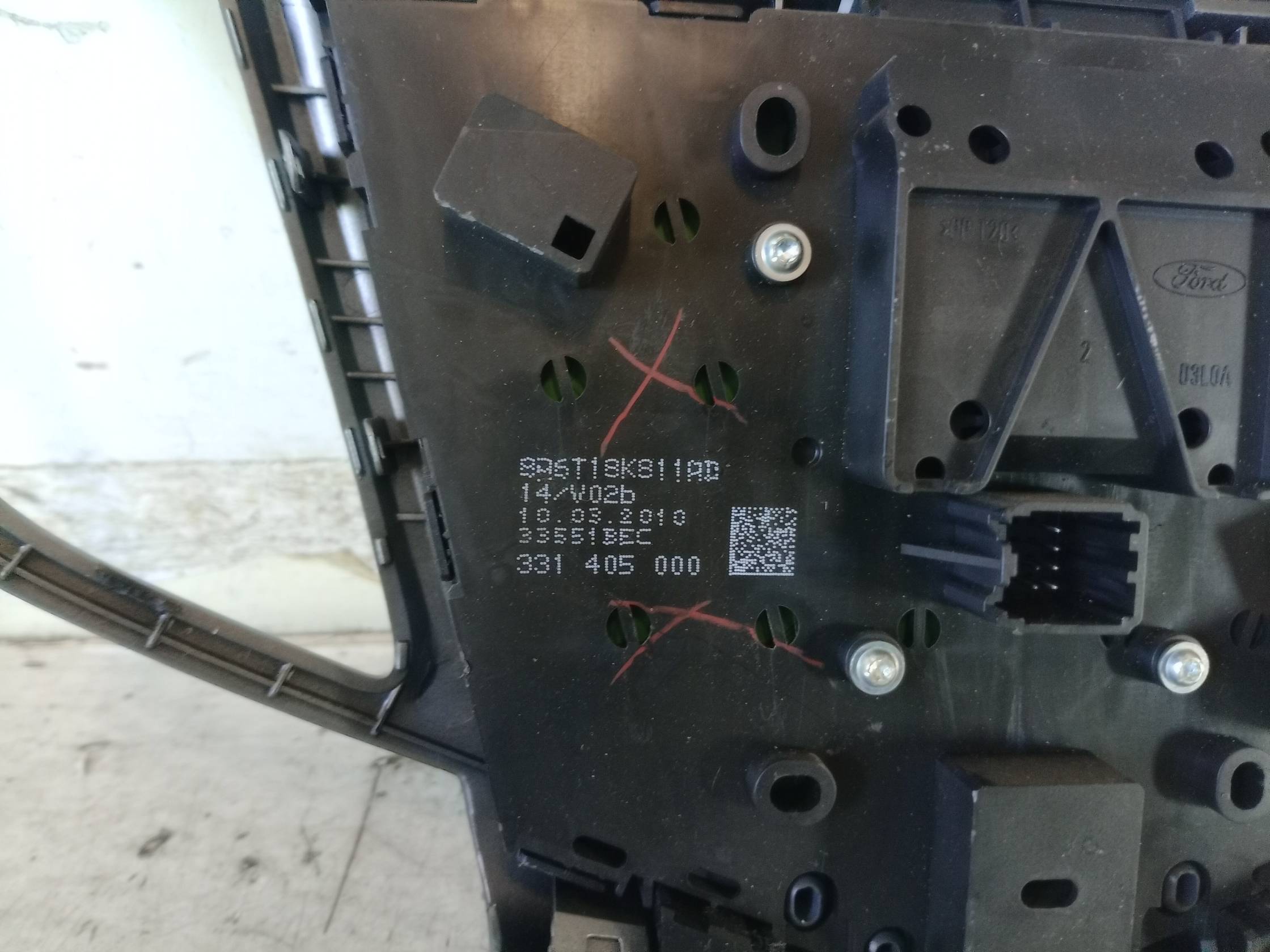 Blocco comandi autoradio