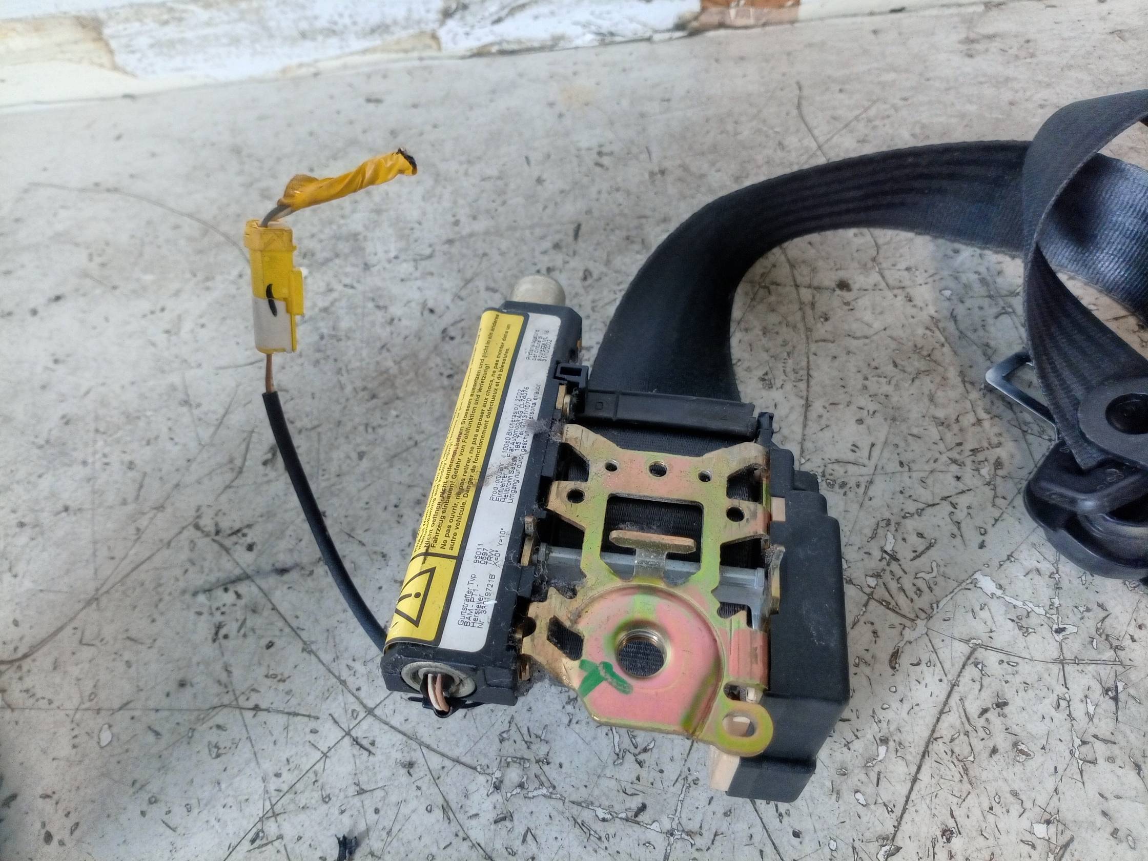 Cintura di sicurezza ant. sx.