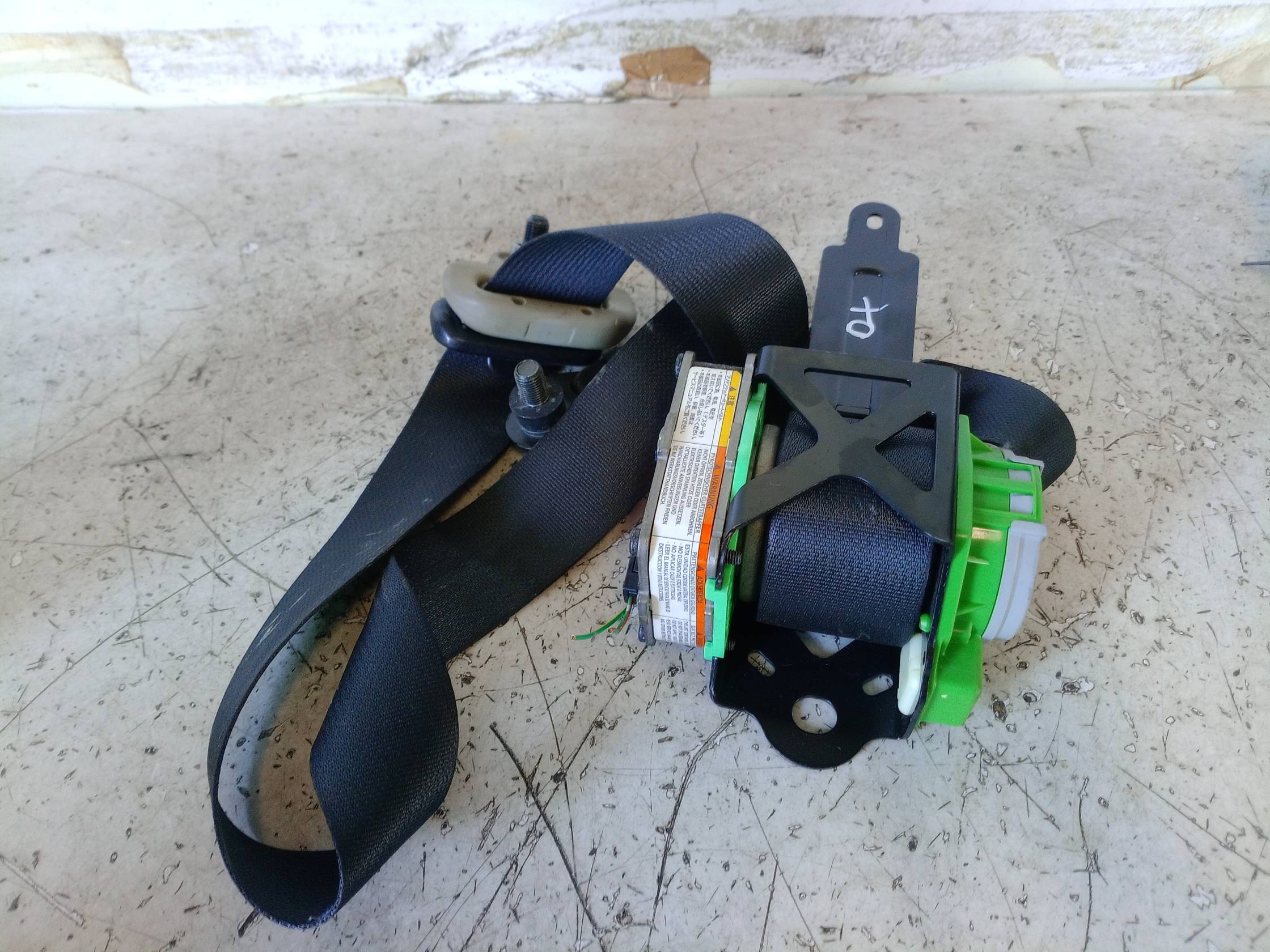 Cintura di sicurezza ant. dx.