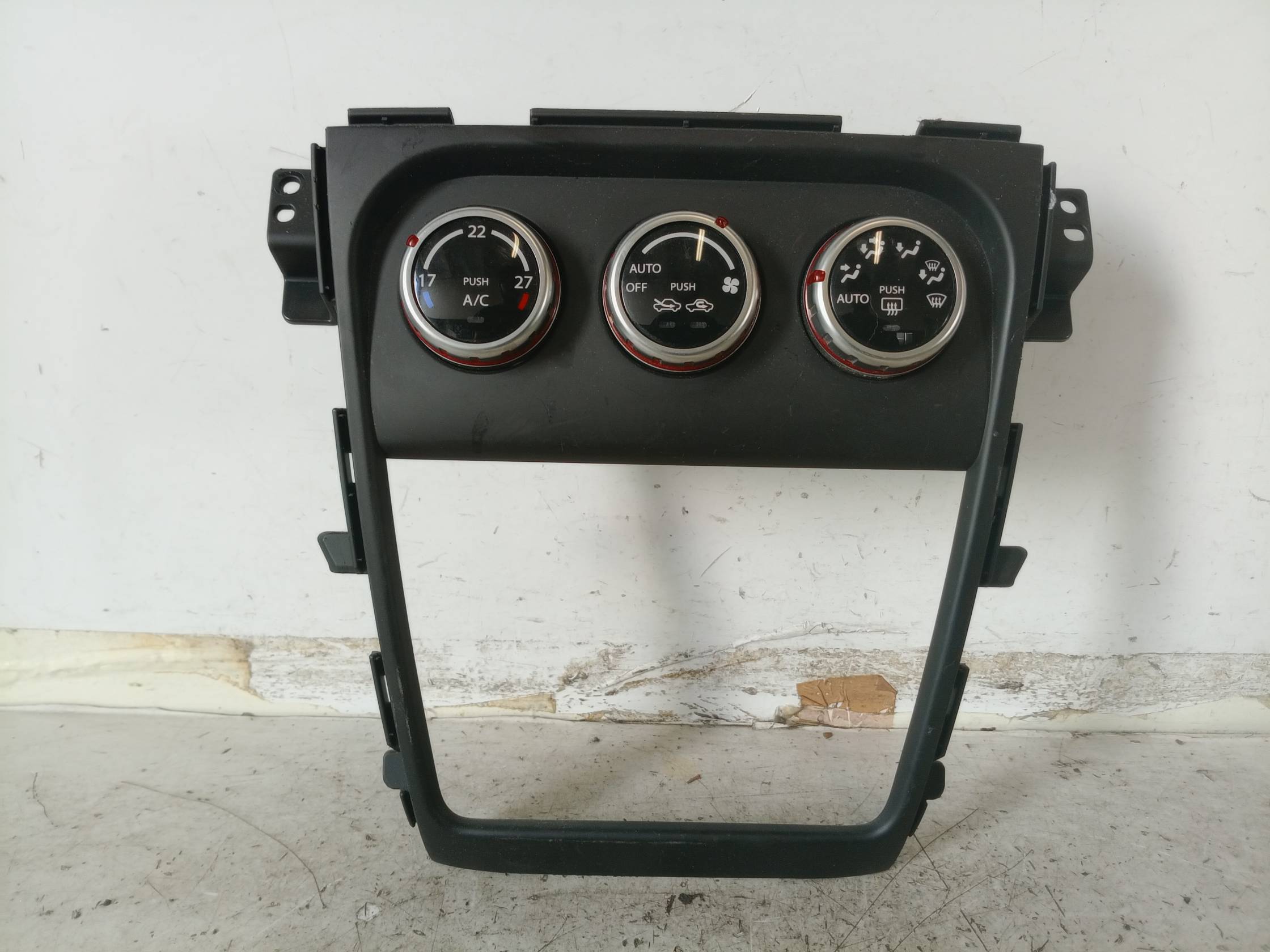 Blocco comando climatizzazione