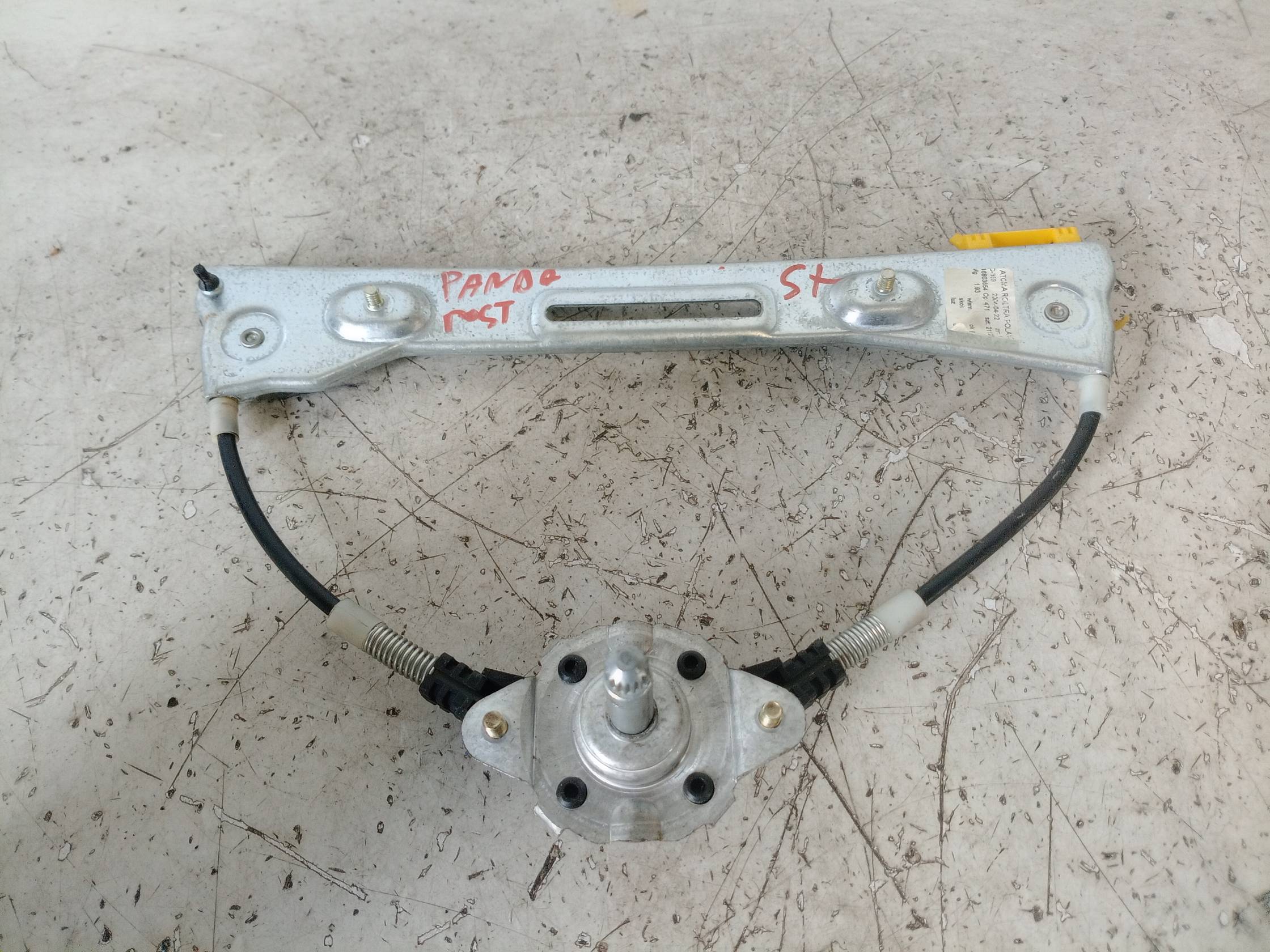 Alzacristallo porta post. sx.