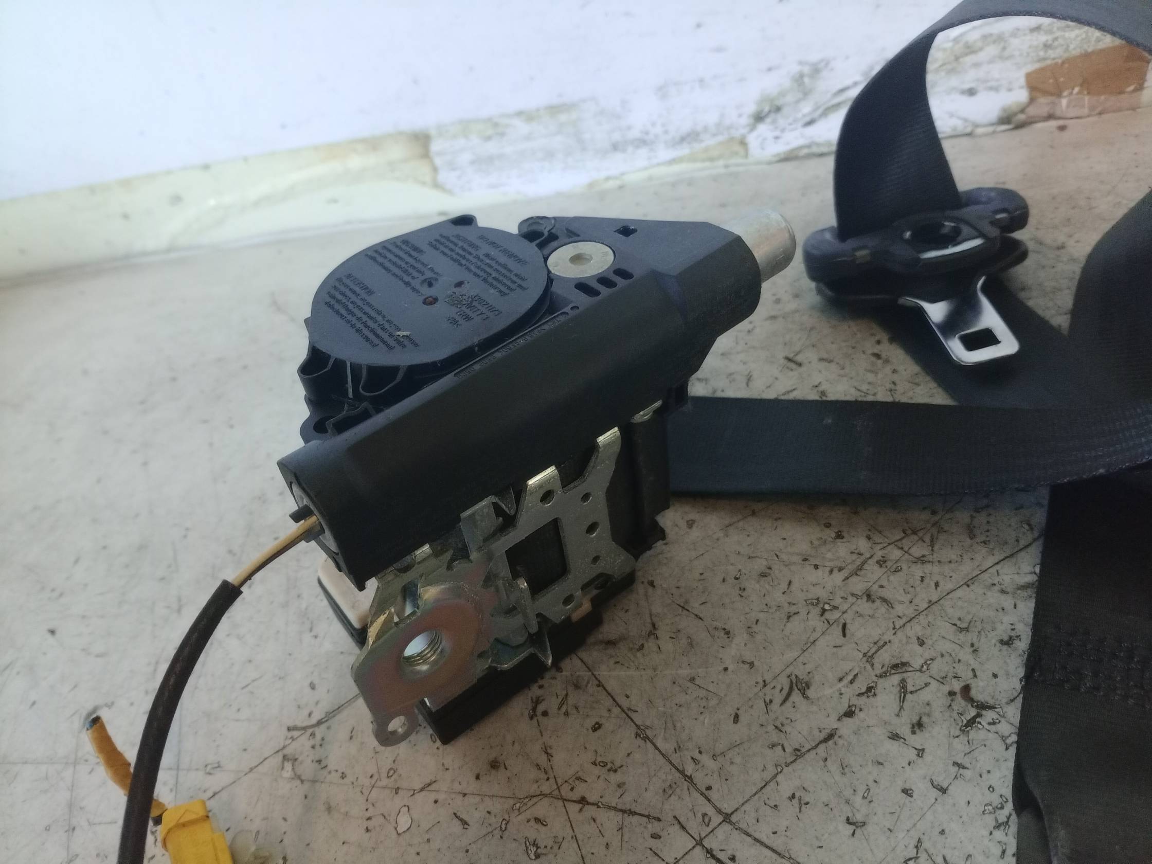 Cintura di sicurezza ant. sx. Cintura di sicurezza ant. sx.