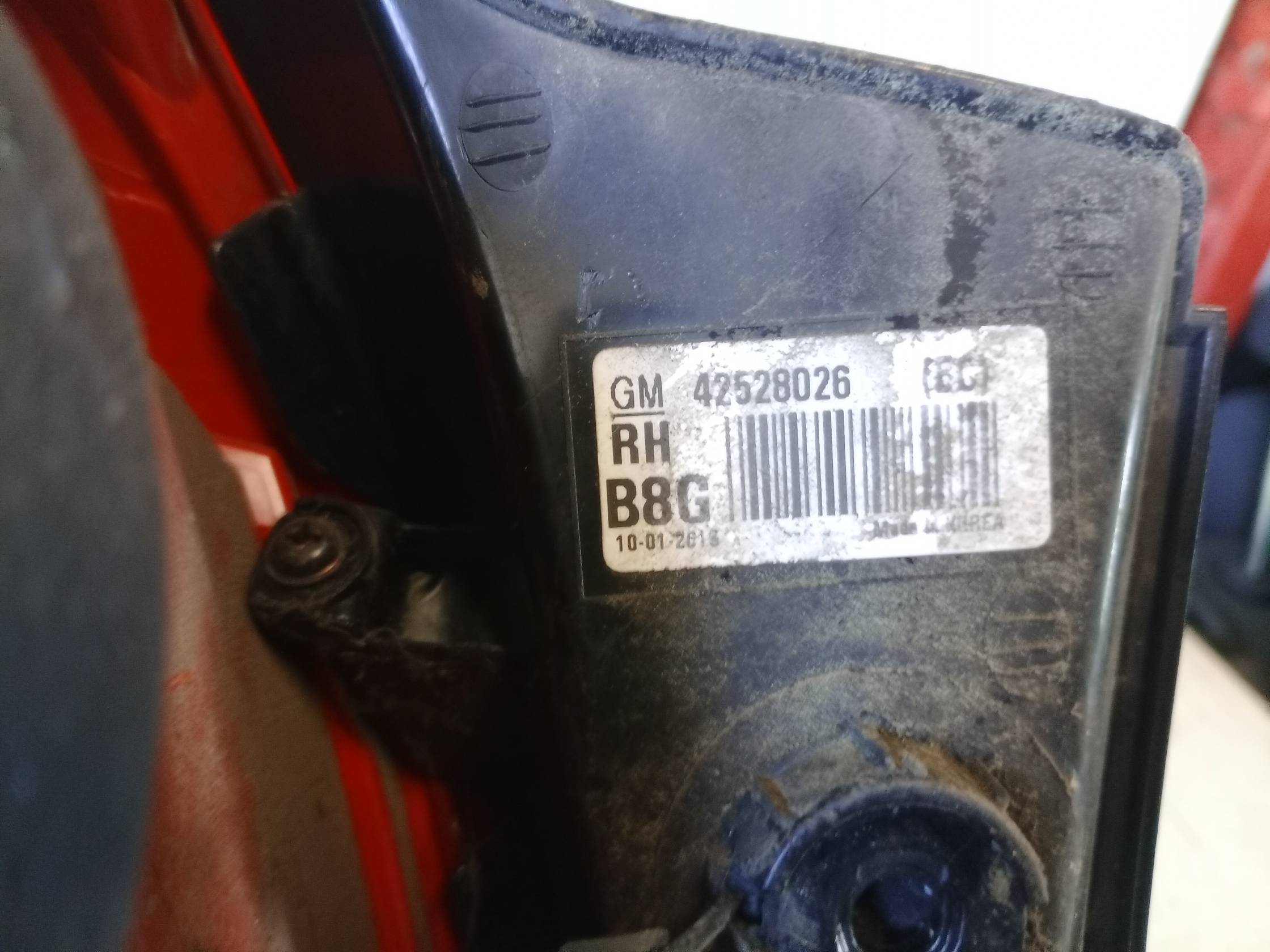 Fanale post. dx. Fanale post. dx.