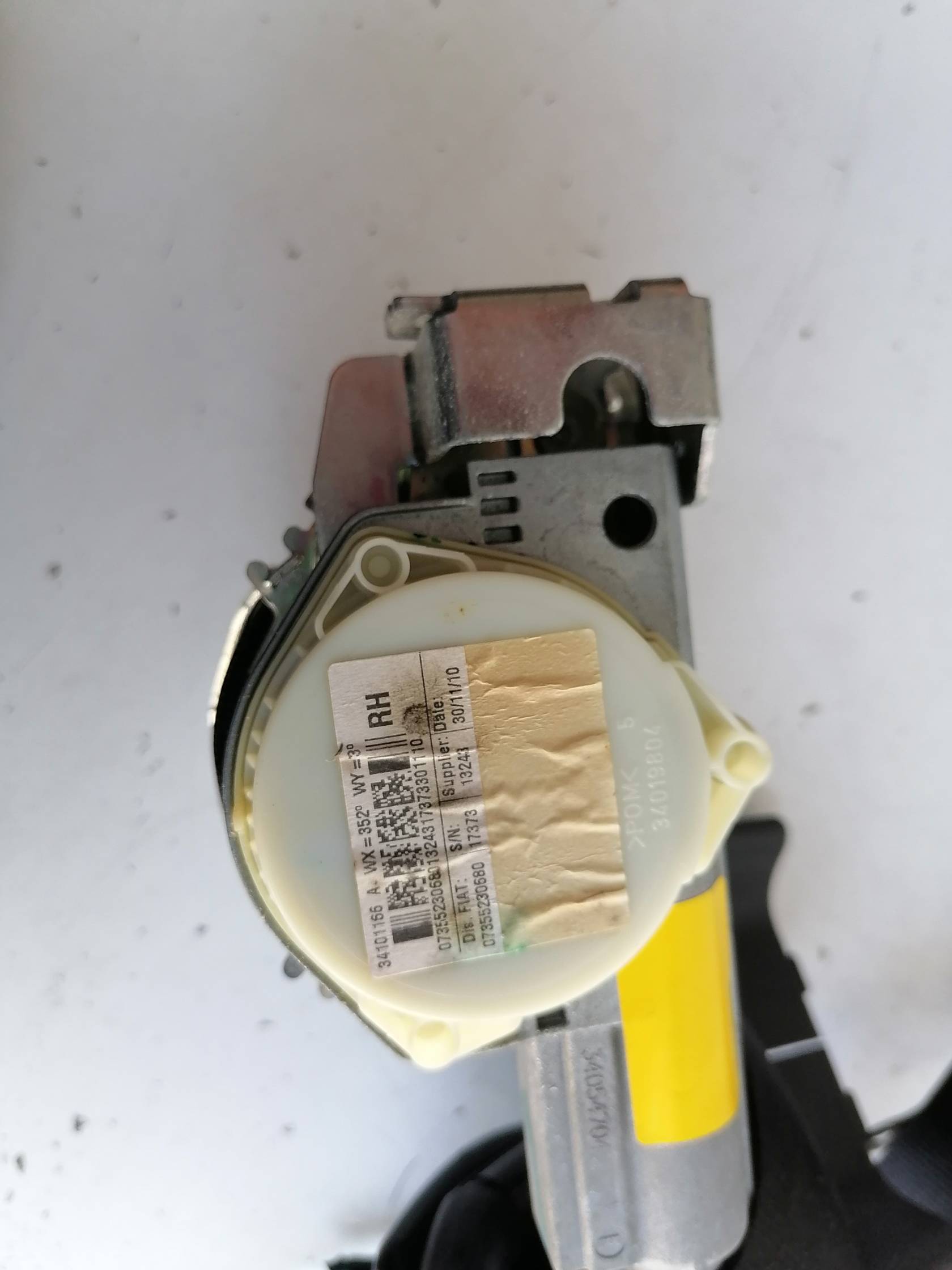 Cintura di sicurezza ant. dx.