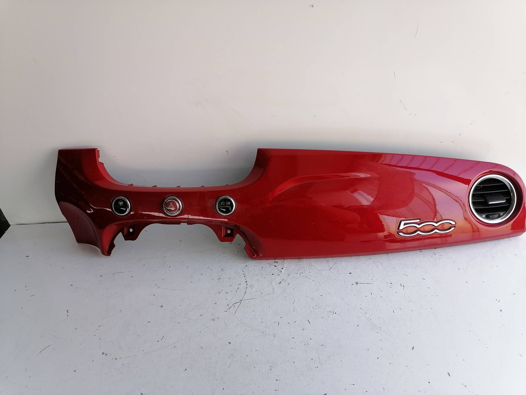 Bocchetta aria lat. cruscotto dx.