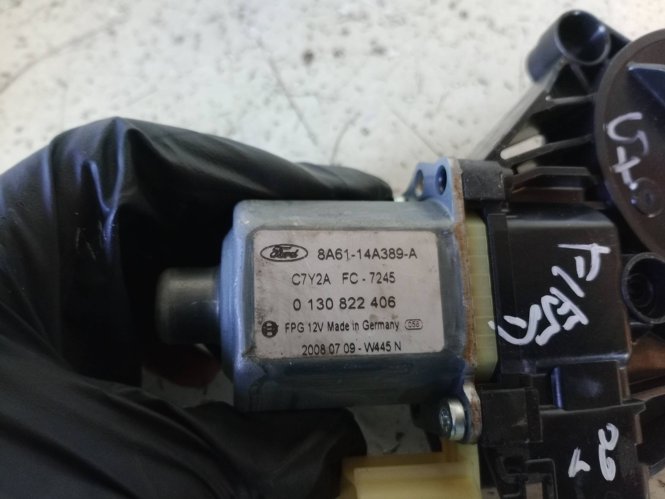 Motorino alzacristallo porta post. sx.