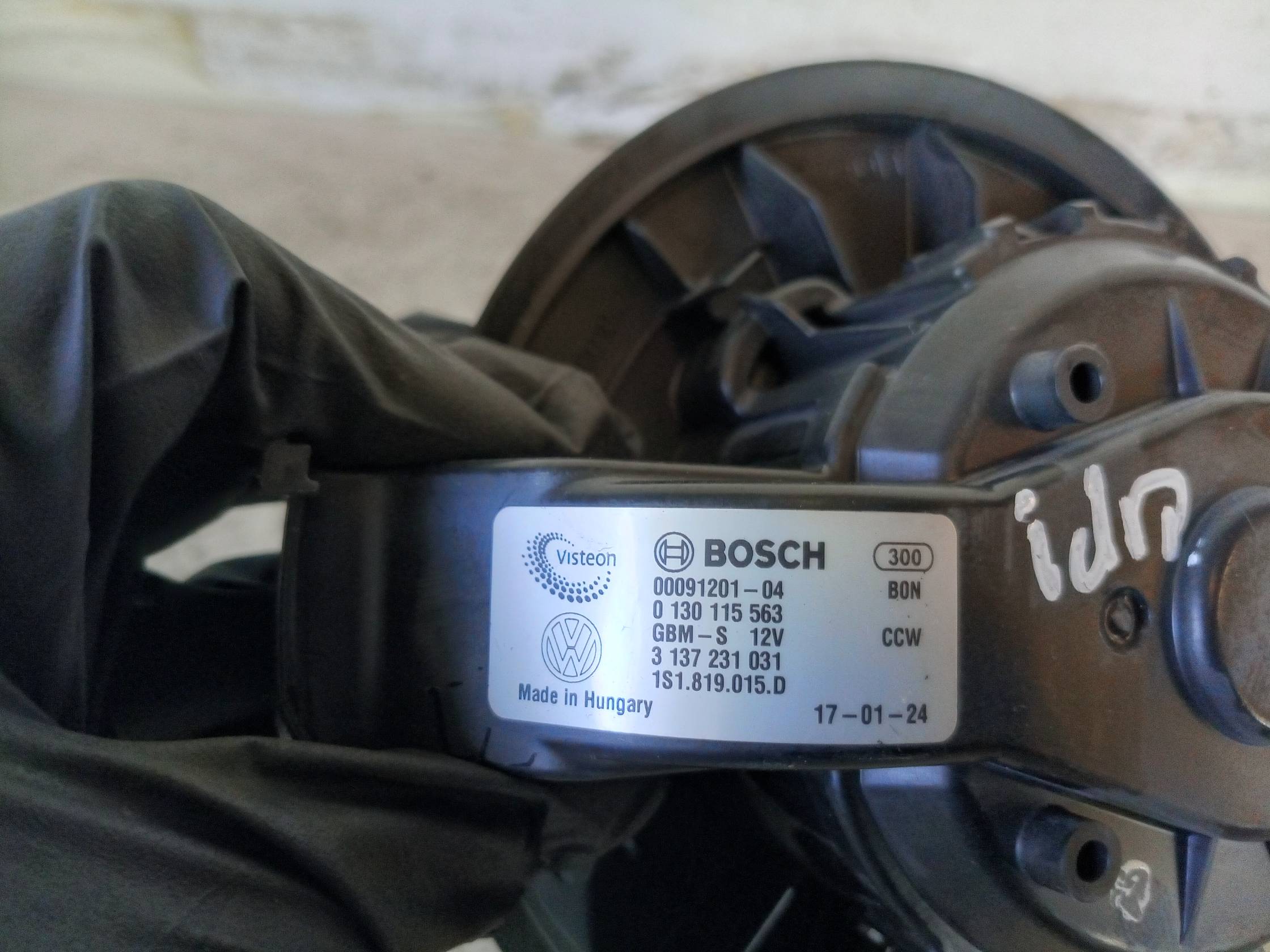 Motorino ventilazione abitacolo