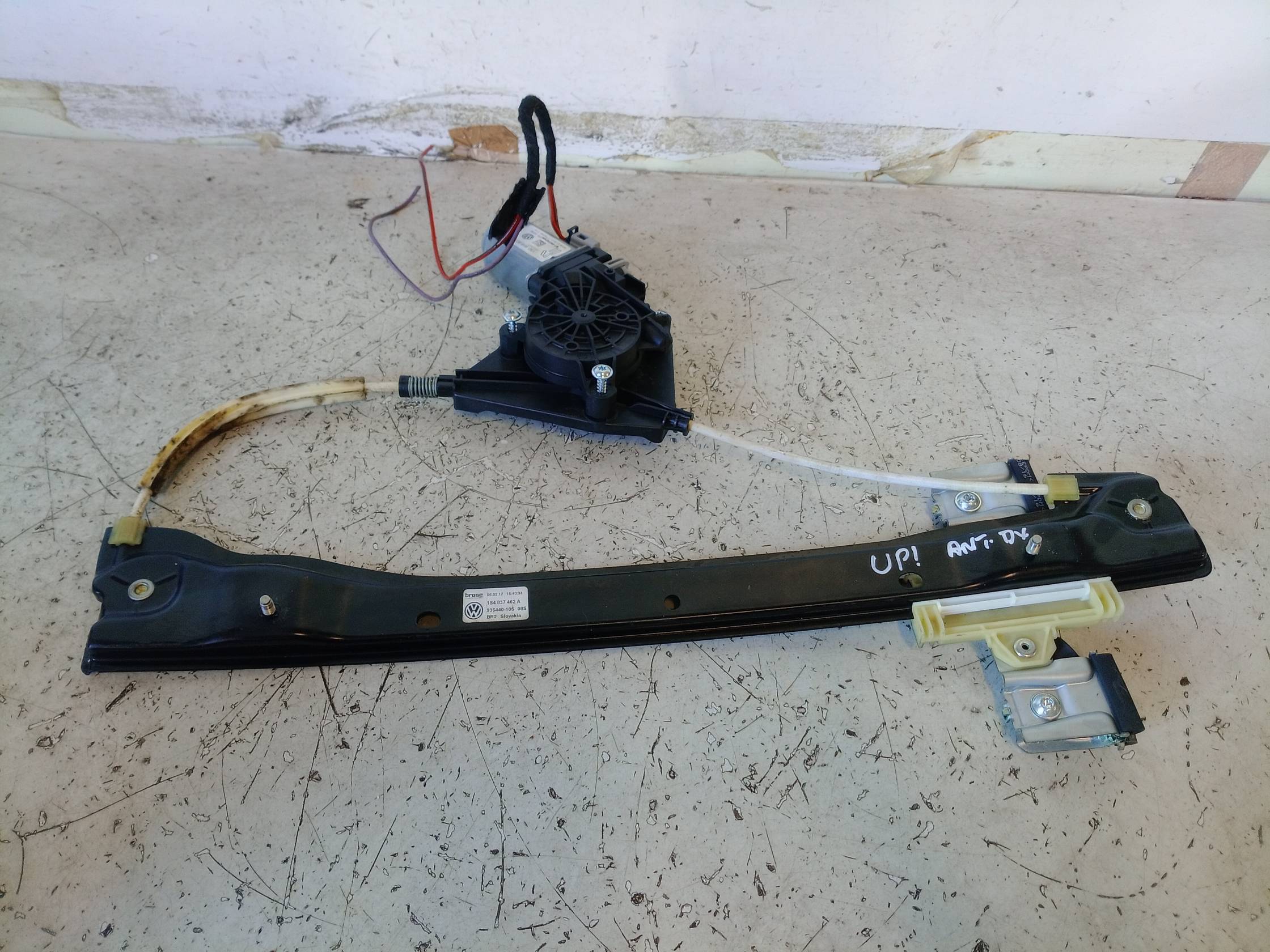 Alzacristallo porta ant. dx.