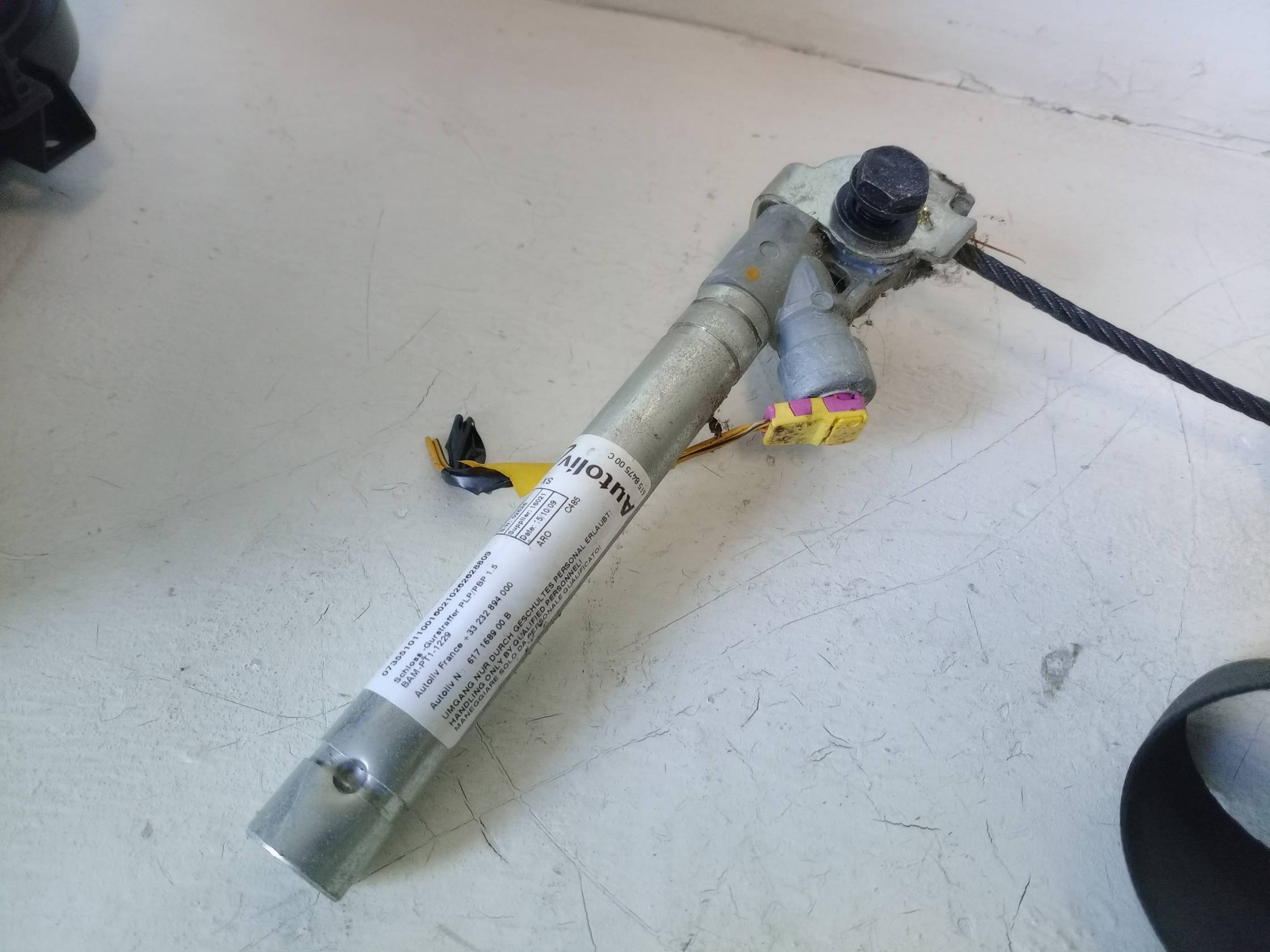 Cintura di sicurezza ant. sx.