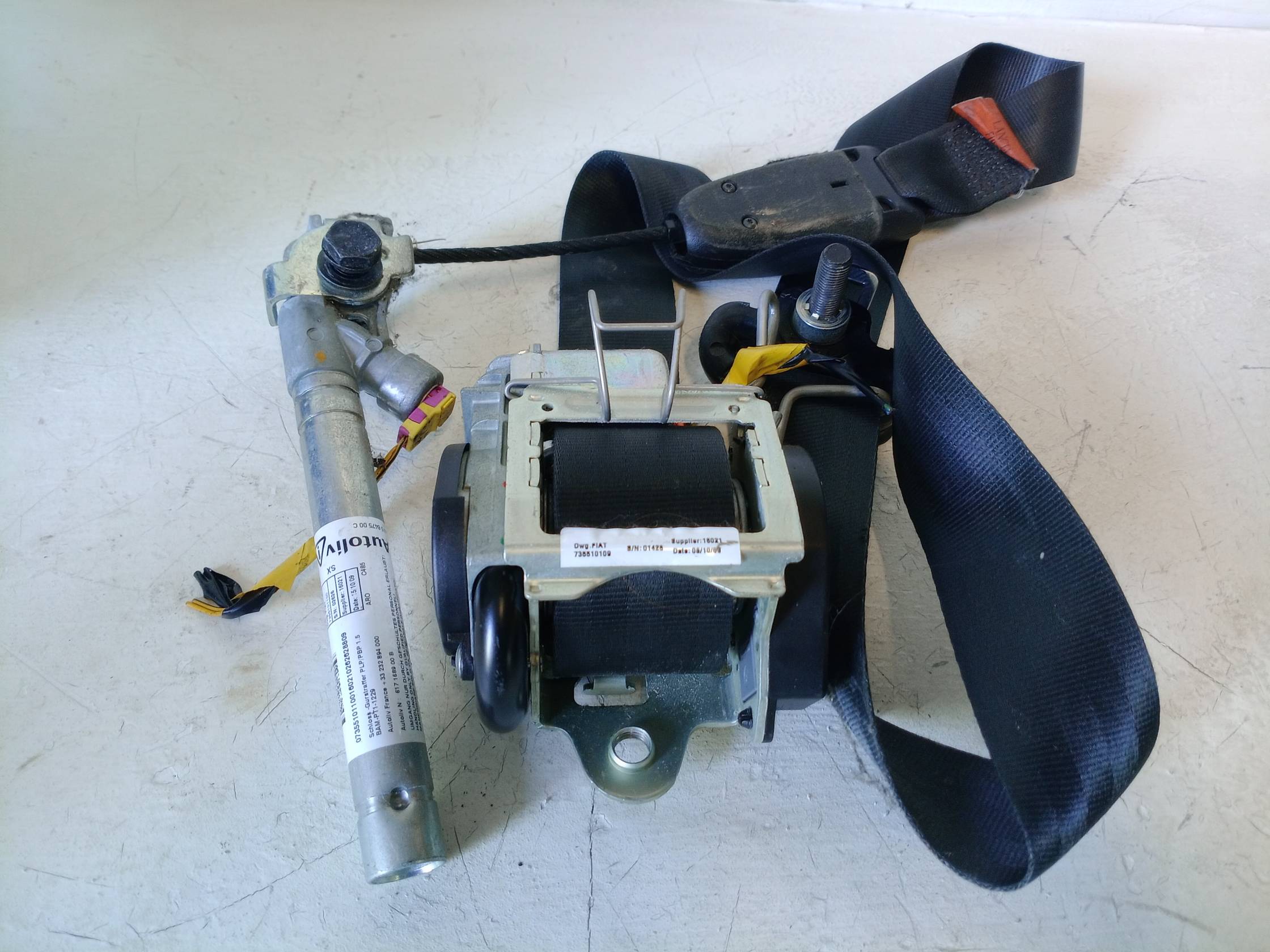 Cintura di sicurezza ant. sx.