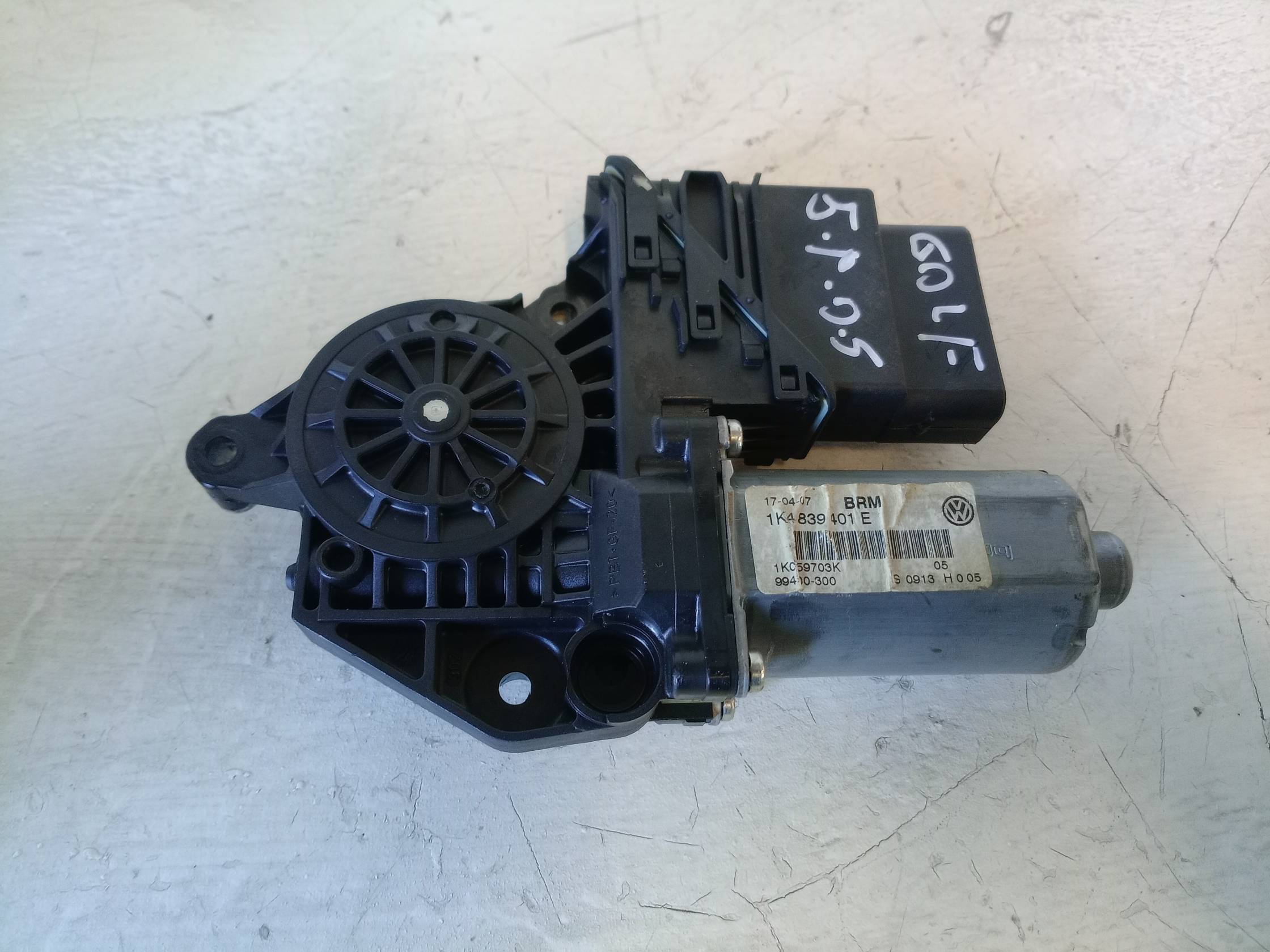 Motorino alzacristallo porta post. sx.